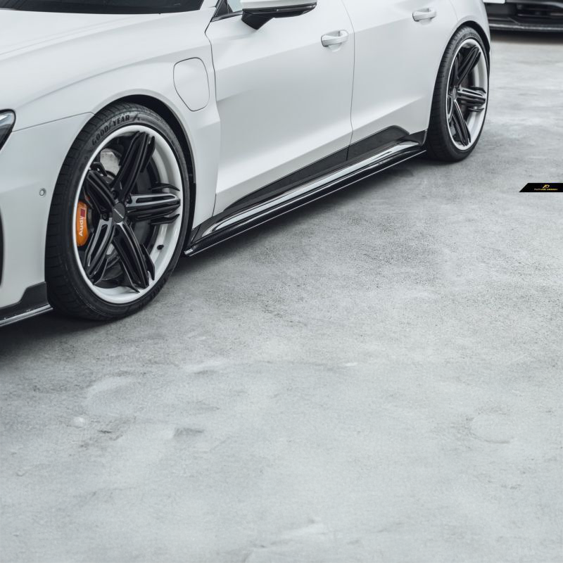 Future Design Carbon Fibre Side Skirts Compatible With Audi E-Tron GT