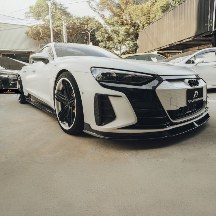 Future Design Carbon Fibre Front Vent Trims Compatible With Audi E-Tron GT