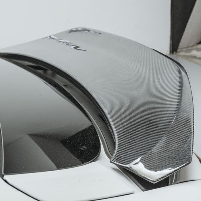 Future Design Carbon Fibre Rear Spoiler Compatible With Audi E-Tron GT