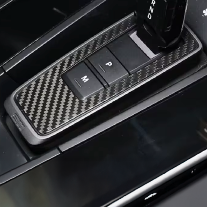 Carbon Fiber Interior Transmission Cover Trim Compatible With Porsche Carrera/Targa/Convertible 911 (992.1/992.2)