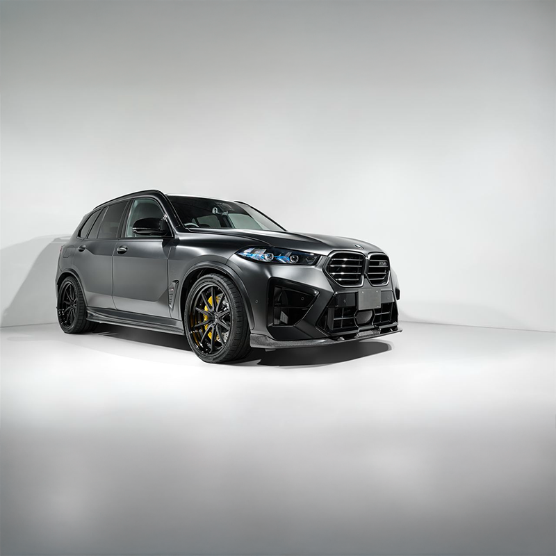 3D Design Style Carbon Fiber Side Skirts - Compatible with BMW X5M LCI (F95) - Twenty Two Tuning Side Skirts