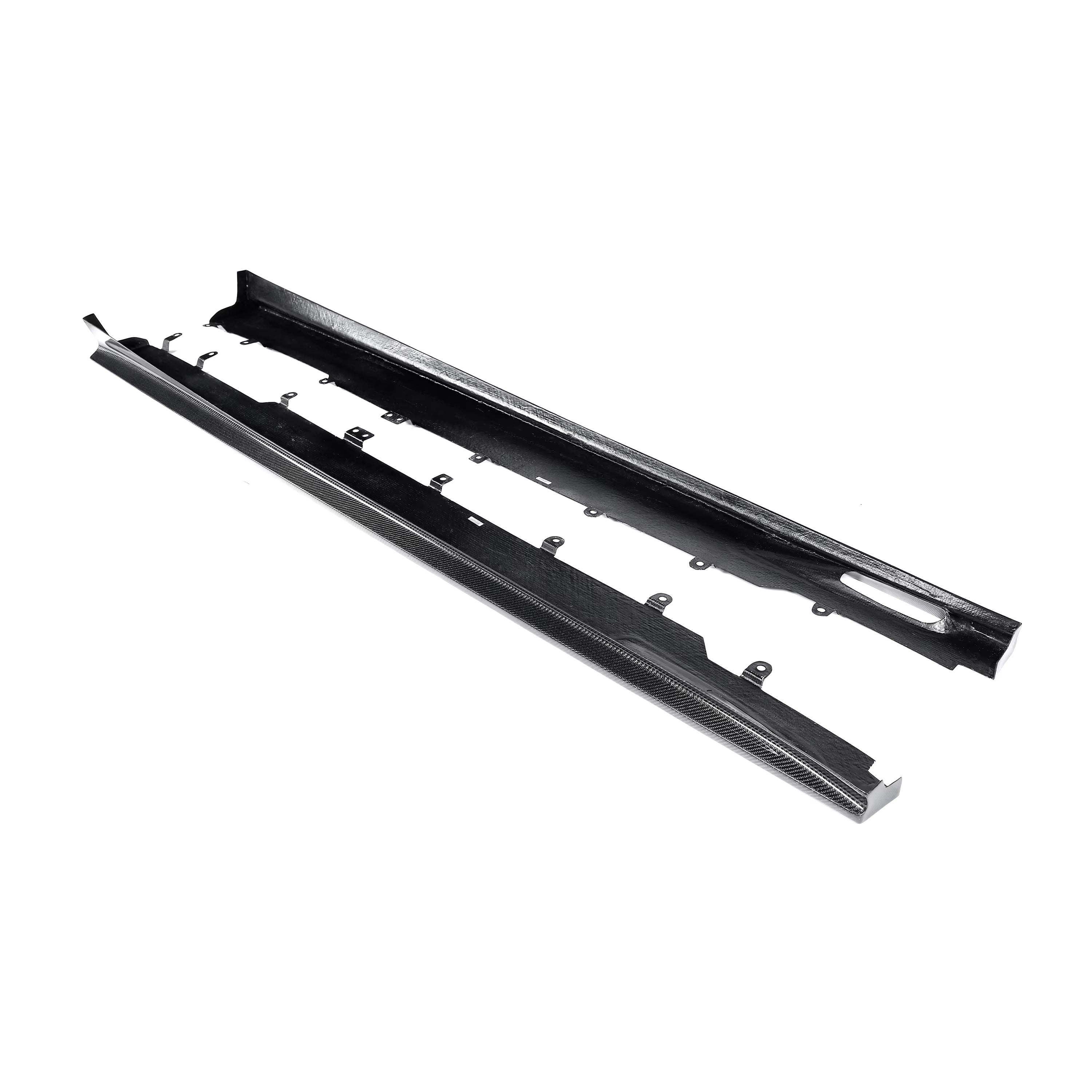 3D Design Style Carbon Fiber Side Skirts - Compatible with BMW X5M LCI (F95) - Twenty Two Tuning Side Skirts