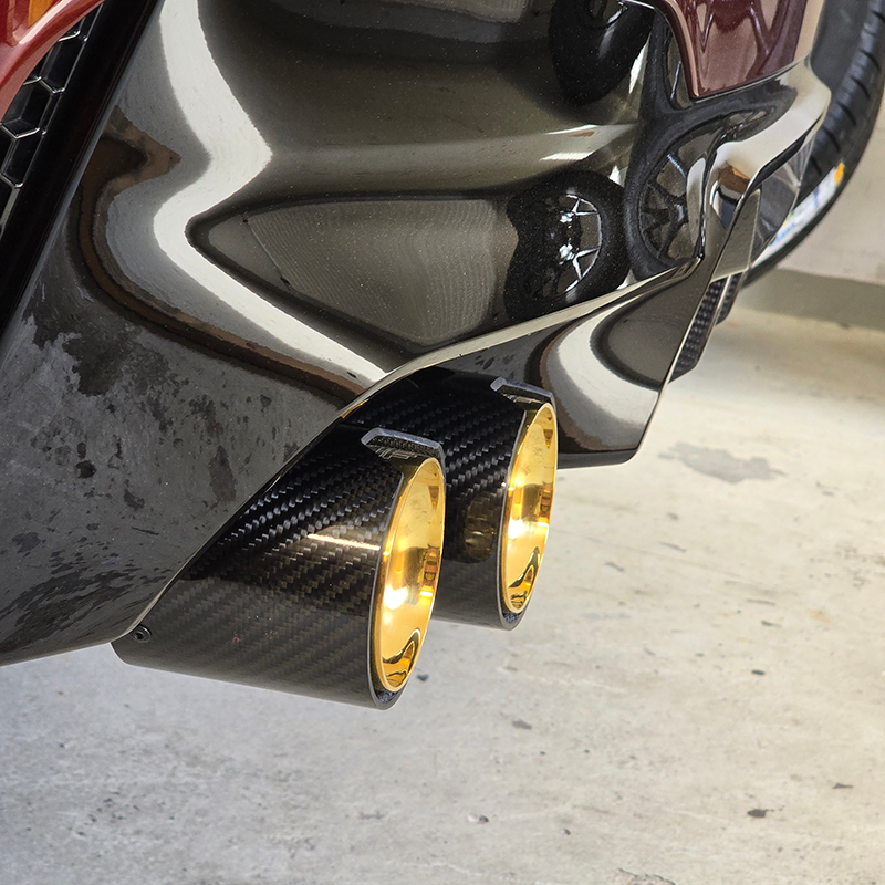 Embouts d'échappement en fibre de carbone TTT - Compatibles avec BMW M5 (F90)