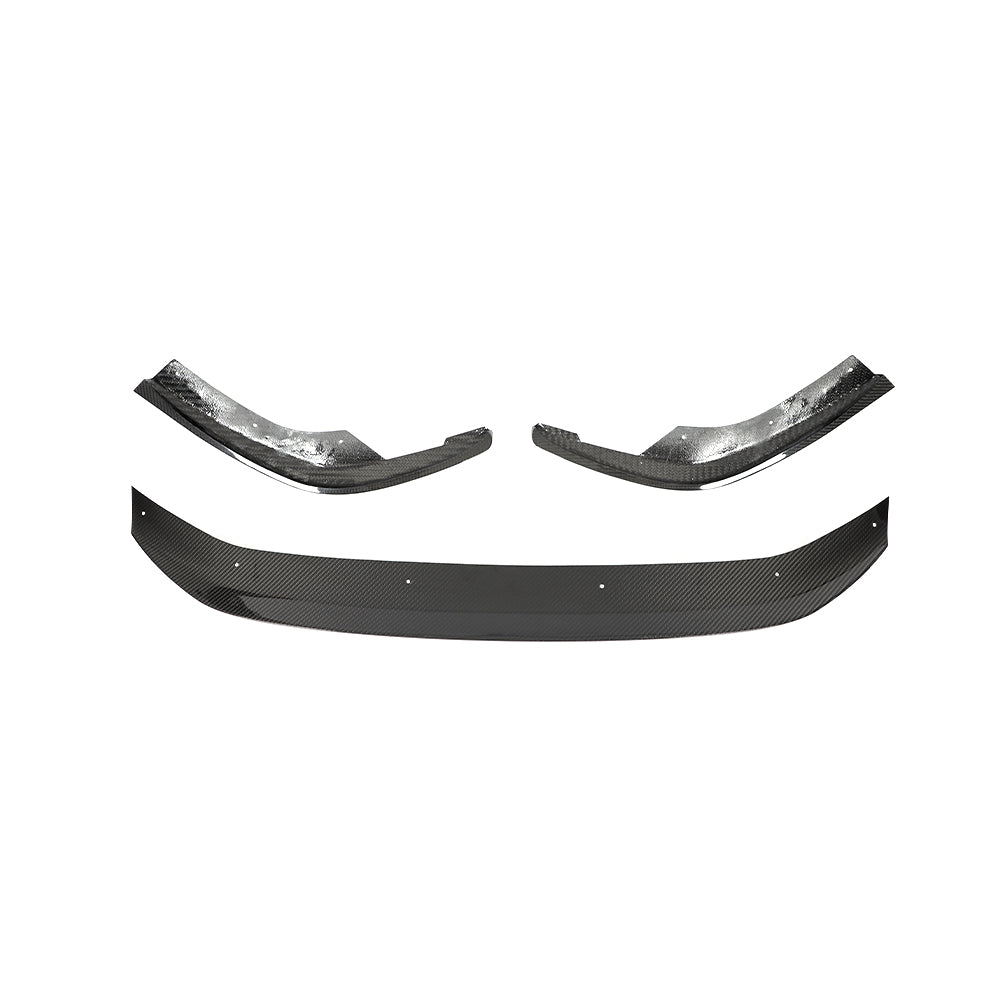 RevoZport Carbon Fiber Front Lip Compatible With Audi RS3 8Y Sportback