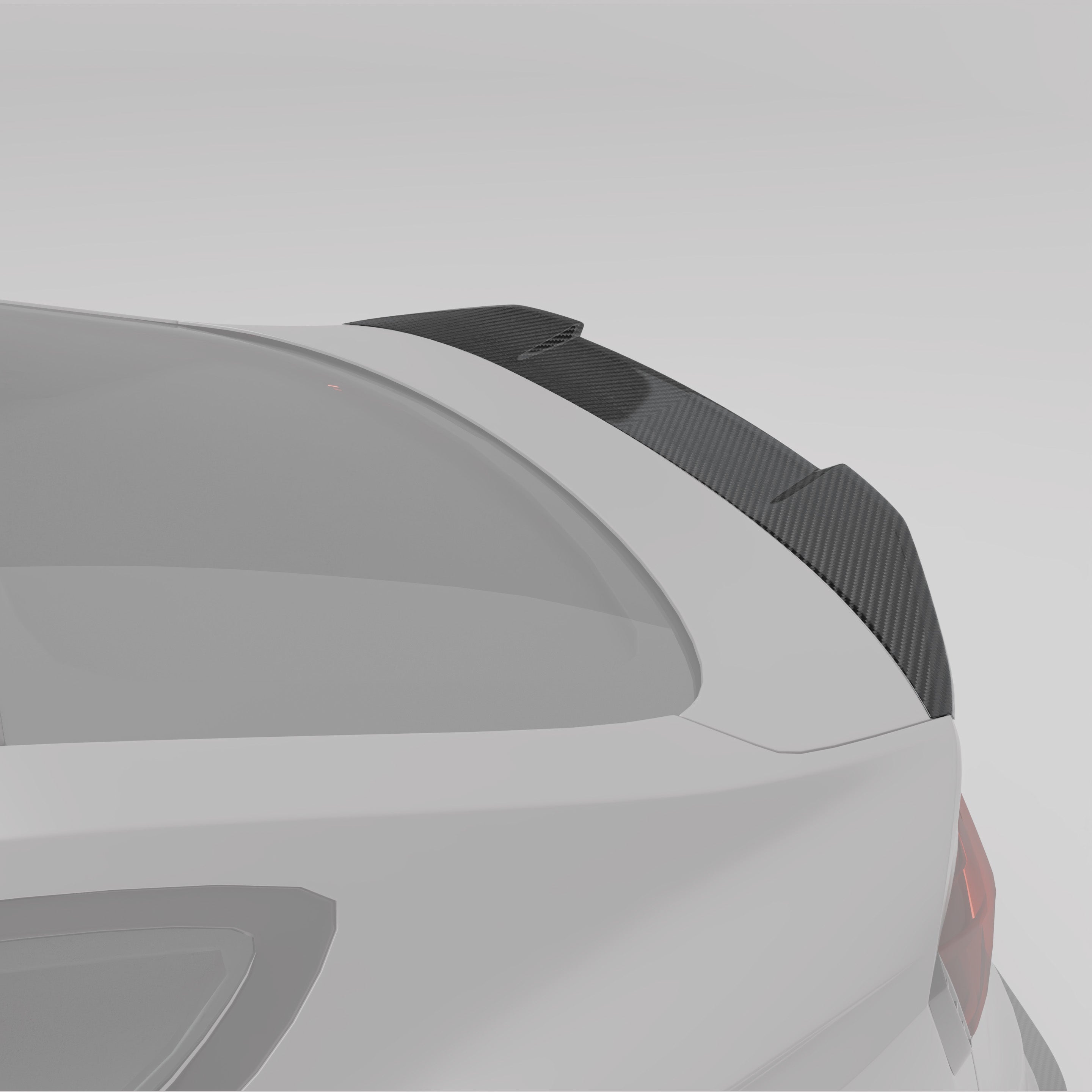 RevoZport Carbon Fiber Spoiler Compatible With Audi RS5 B9.5 Facelift Sportback