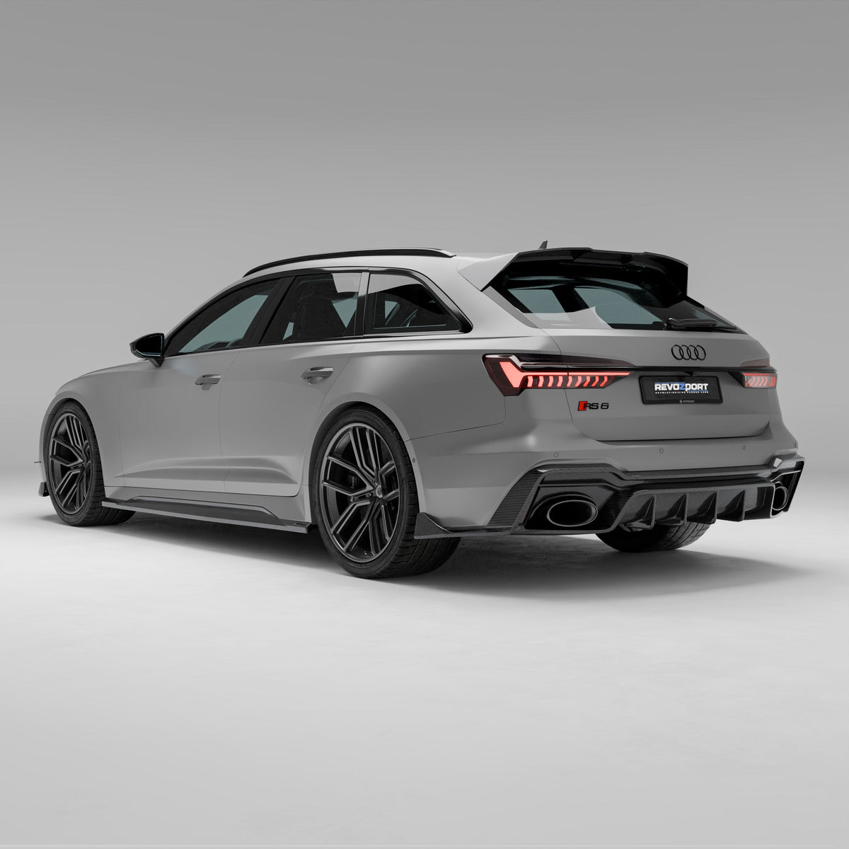 RevoZport Carbon Fiber Bodykit Compatible With Audi RS6 C8 Avant