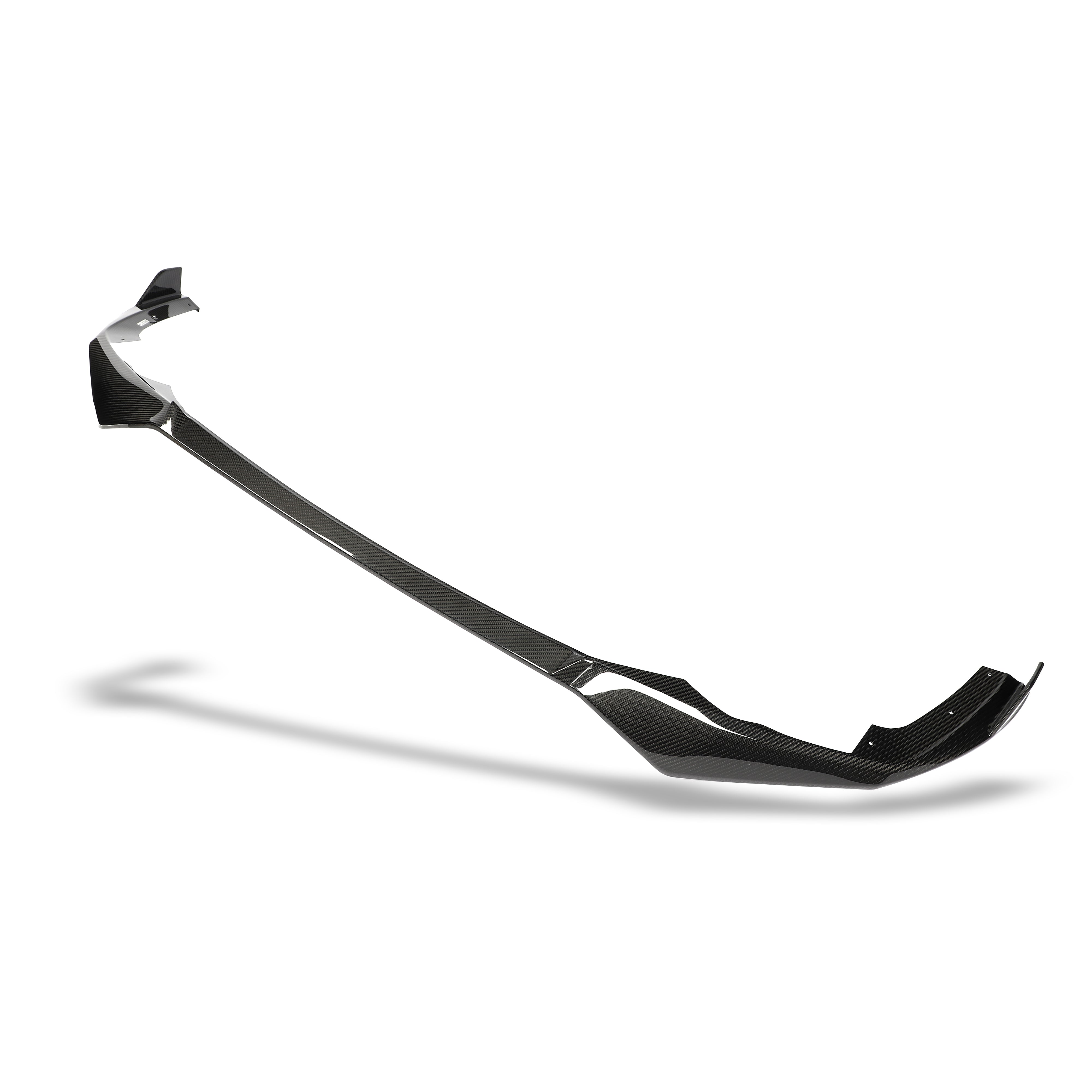 RevoZport Carbon Fiber Front Lip Compatible With Audi RS6 C8