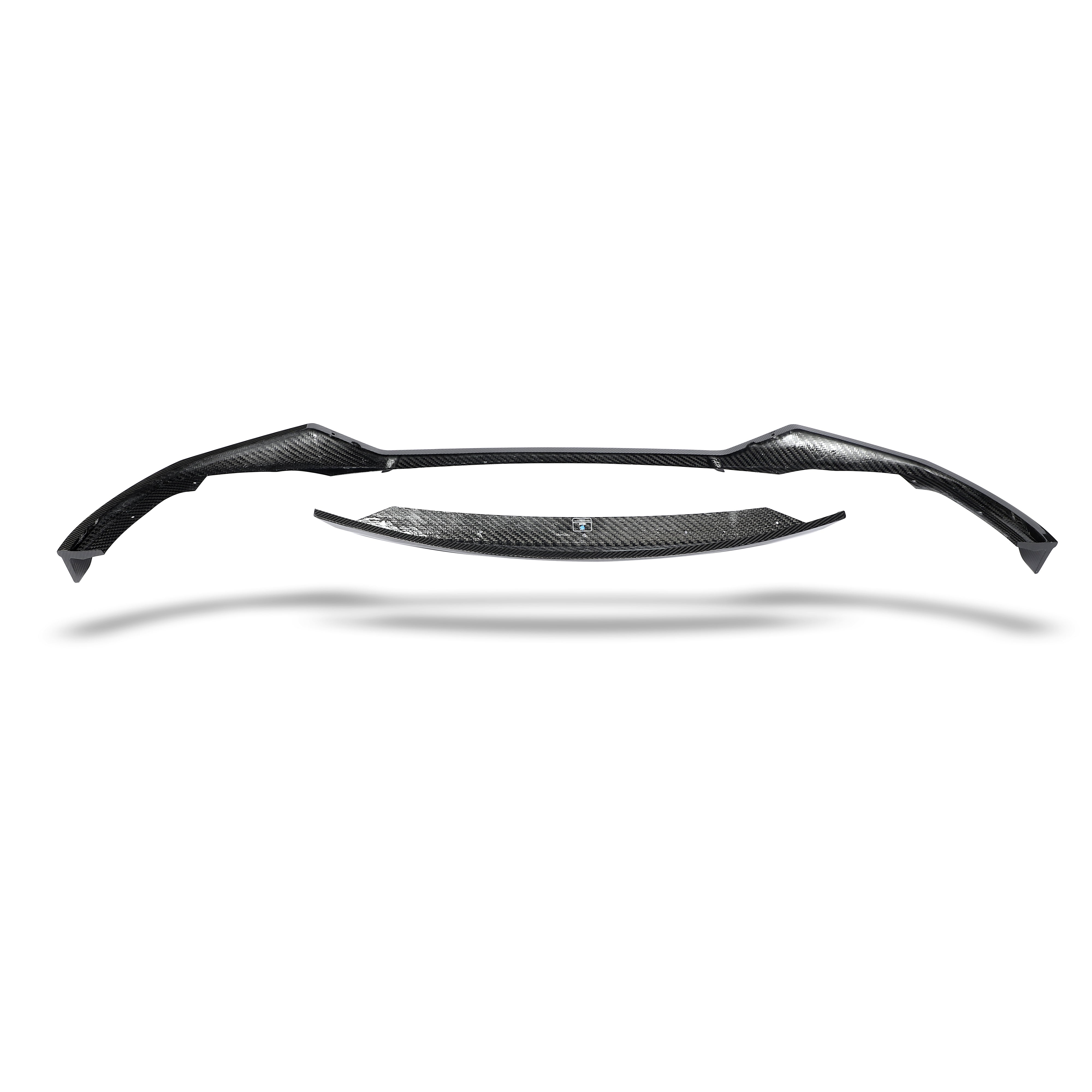 RevoZport Carbon Fiber Front Lip Compatible With Audi RS6 C8