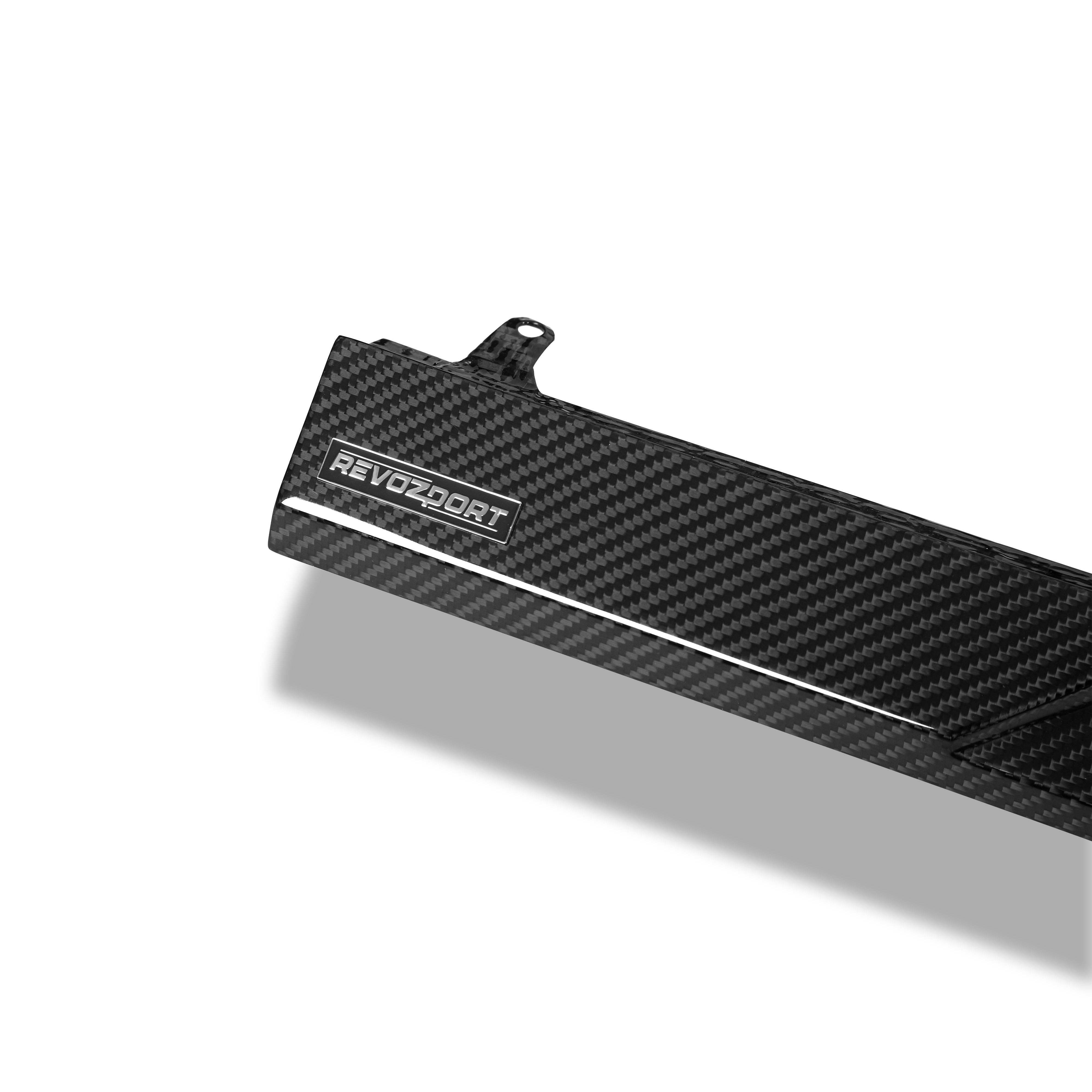 RevoZport Carbon Fiber Side Skirts Compatible With Audi RS6 C8