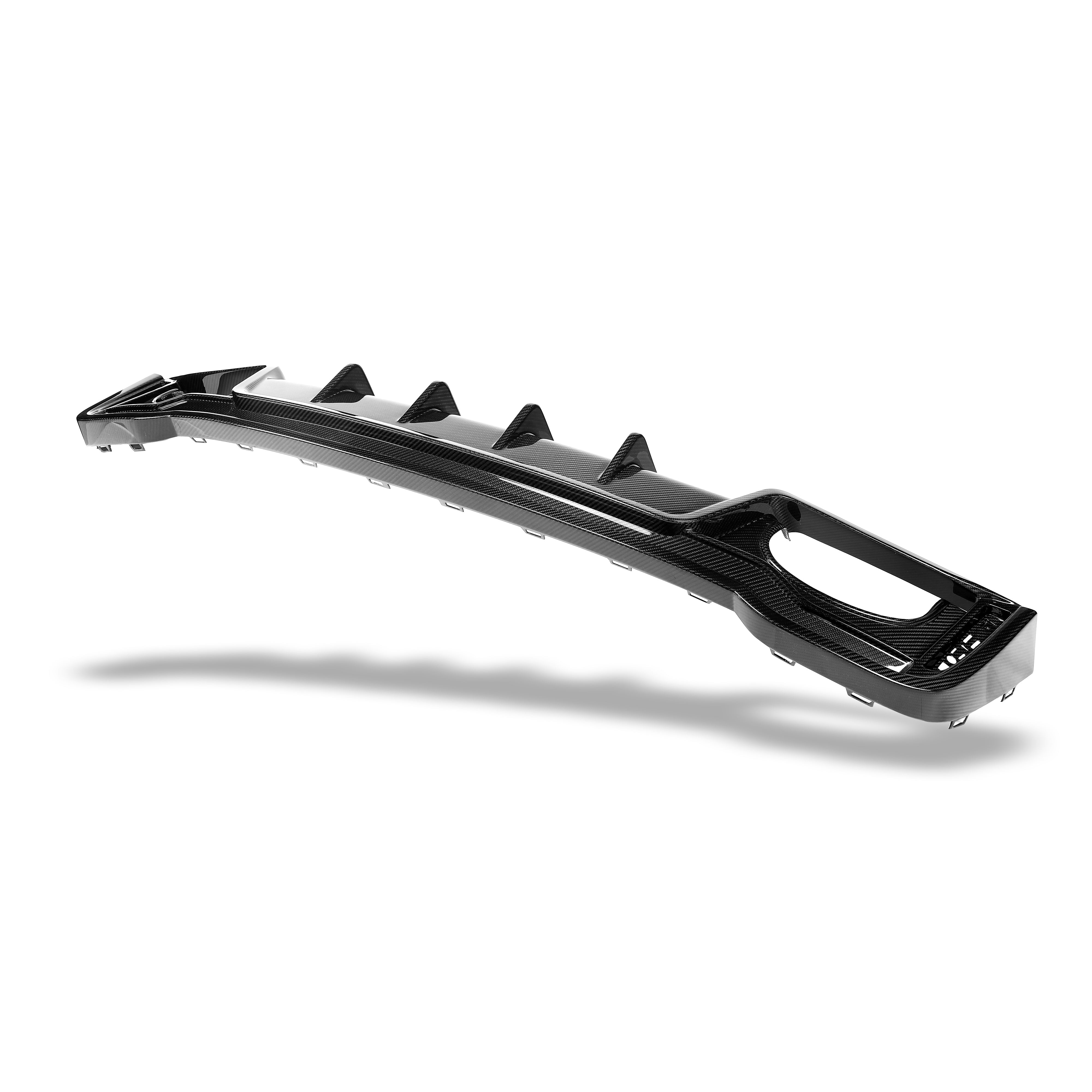 RevoZport Carbon Fiber Rear Diffuser Compatible With Audi RS7 C8