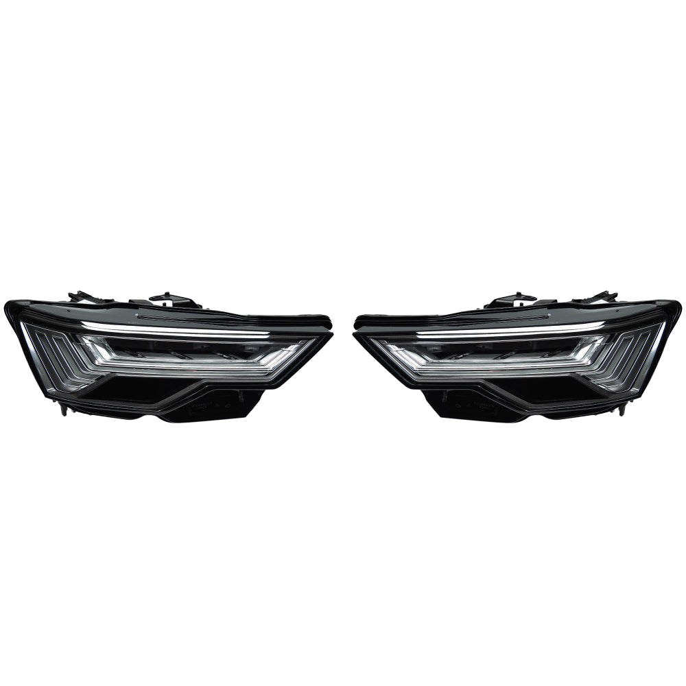 EXL Design Matrix LED Headlight Compatible With Audi A6/S6 (C8) Pre-Facelift