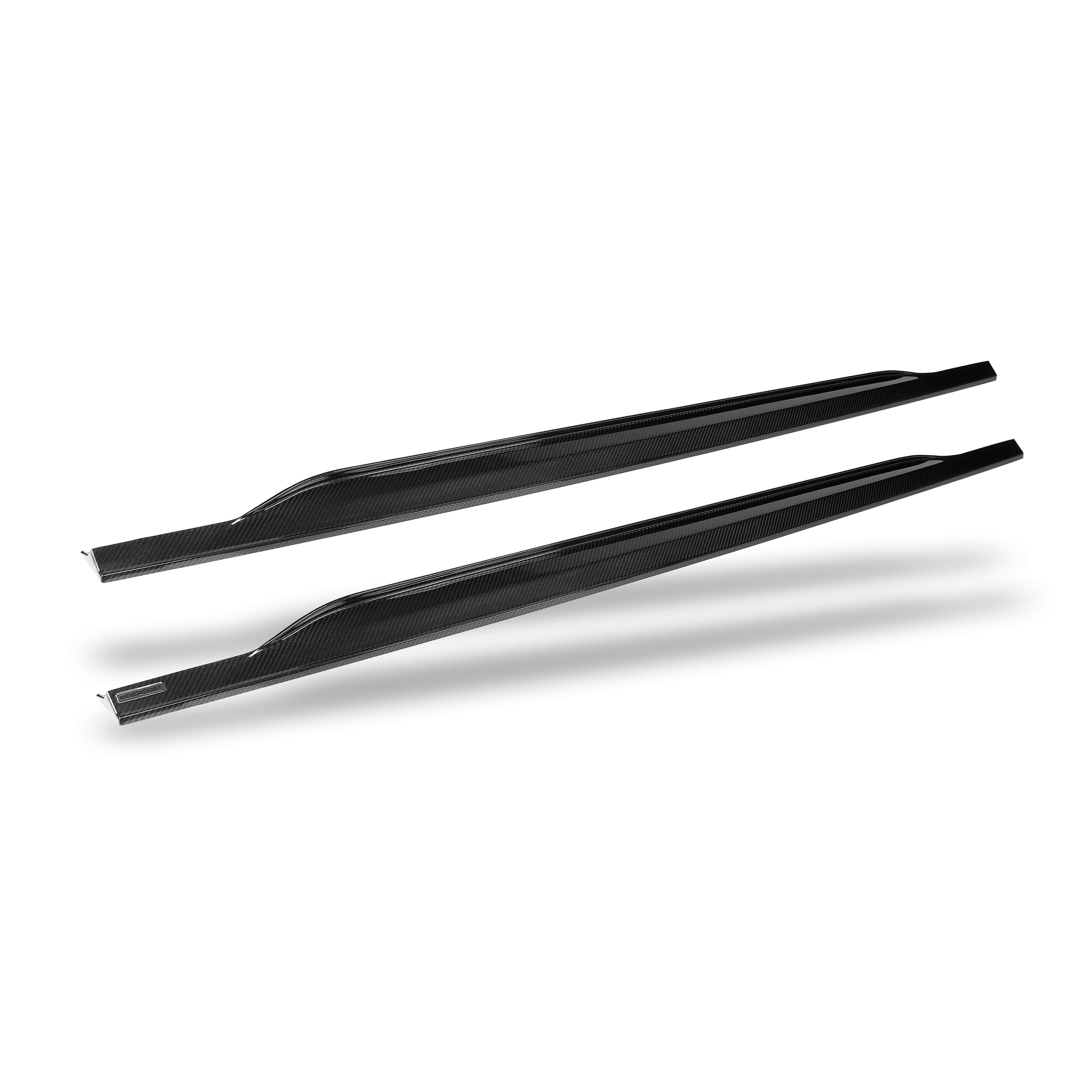 RevoZport Carbon Fiber Side Skirts Compatible With Audi RS5 B9.5 Coupe