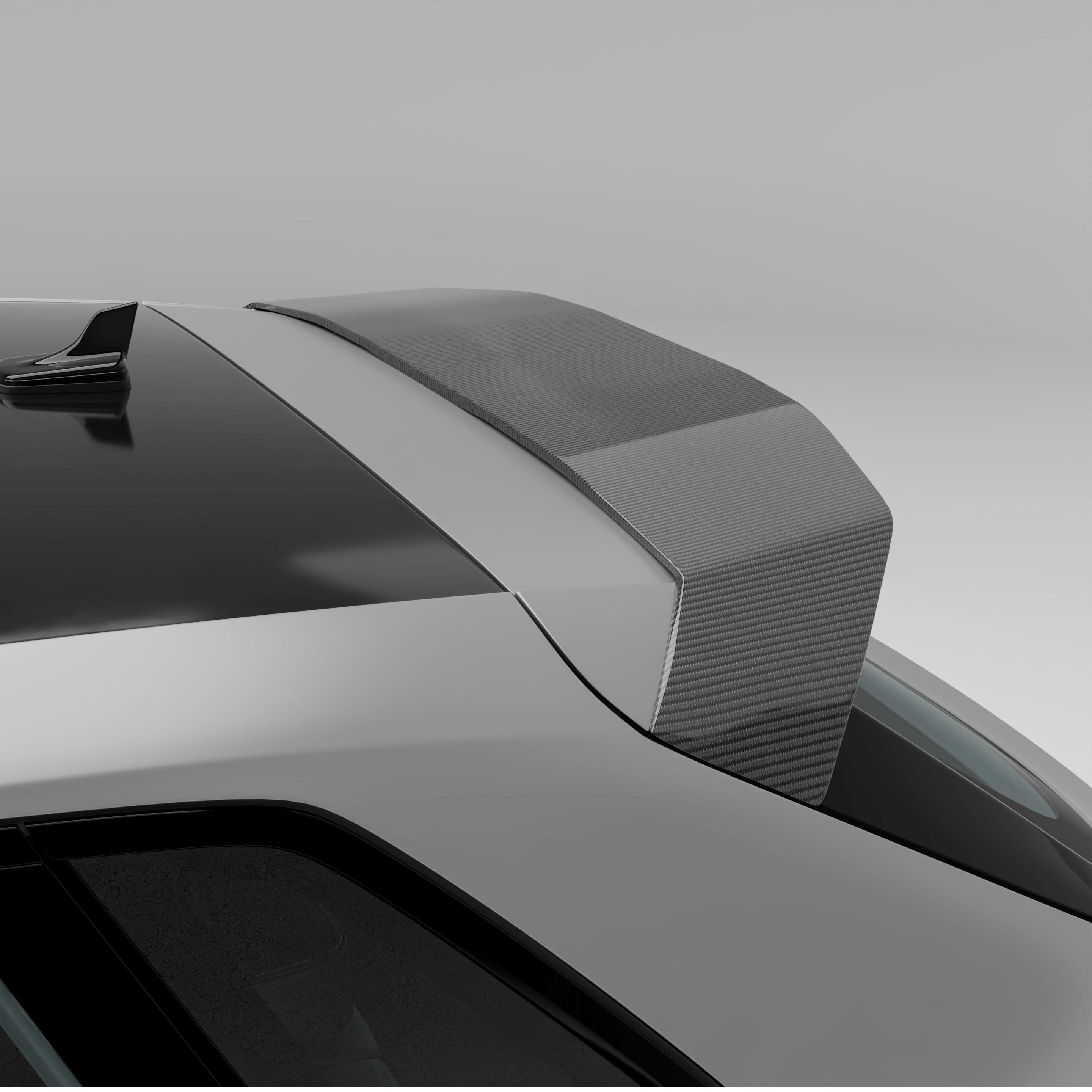 RevoZport Carbon Fiber Roof Spoiler Compatible With Audi RS3 8Y Sportback