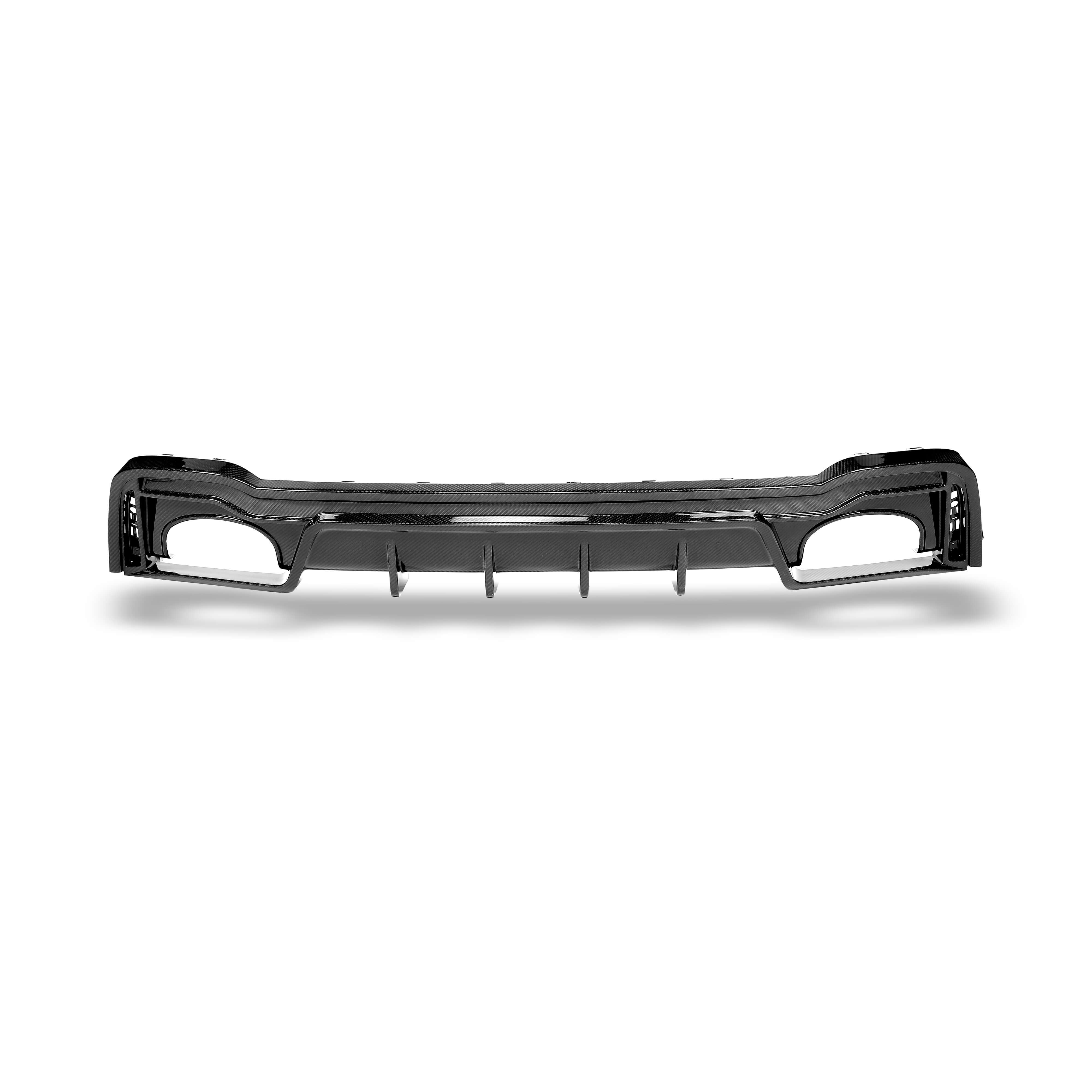 RevoZport Carbon Fiber Rear Diffuser Compatible With Audi RS6 C8