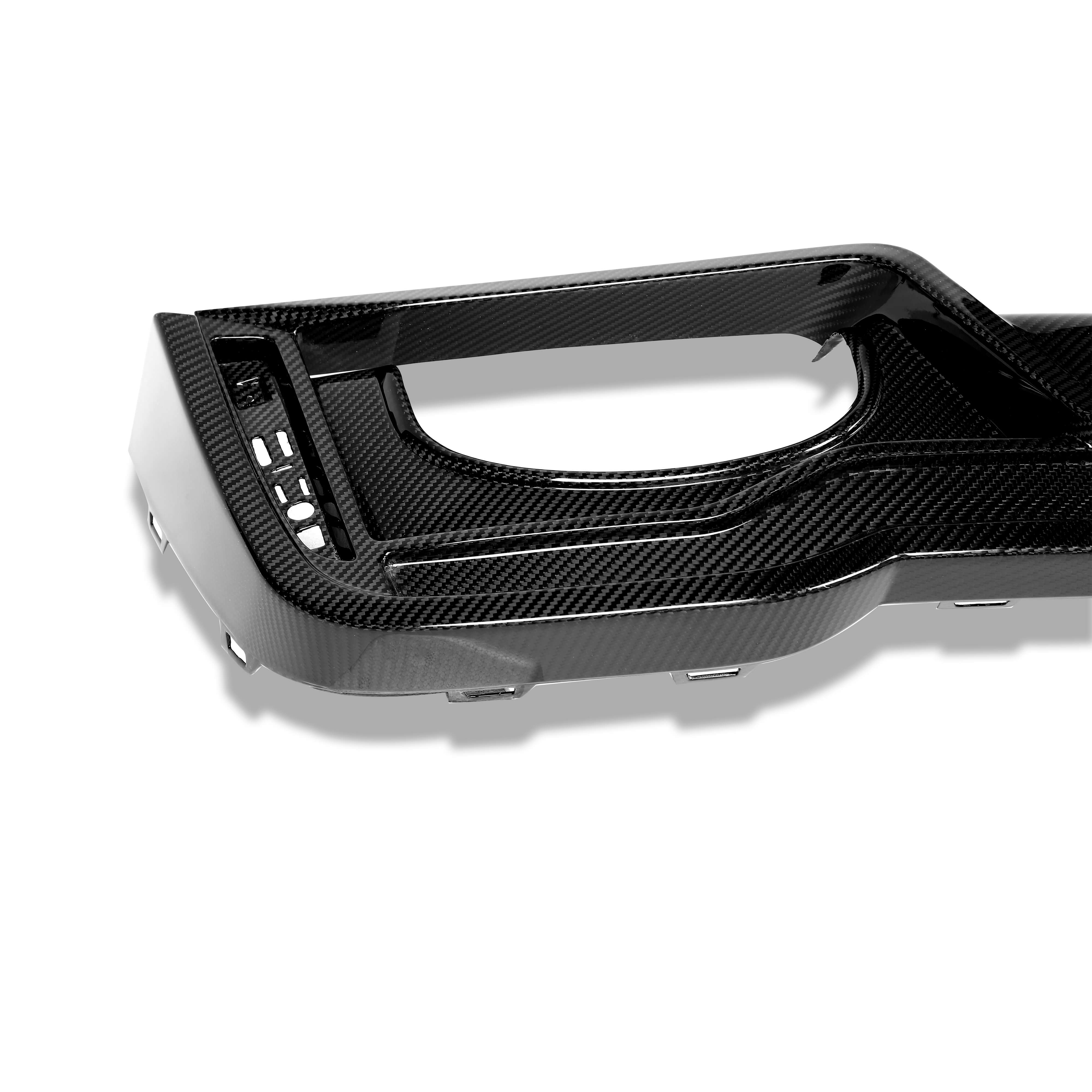 RevoZport Carbon Fiber Rear Diffuser Compatible With Audi RS6 C8