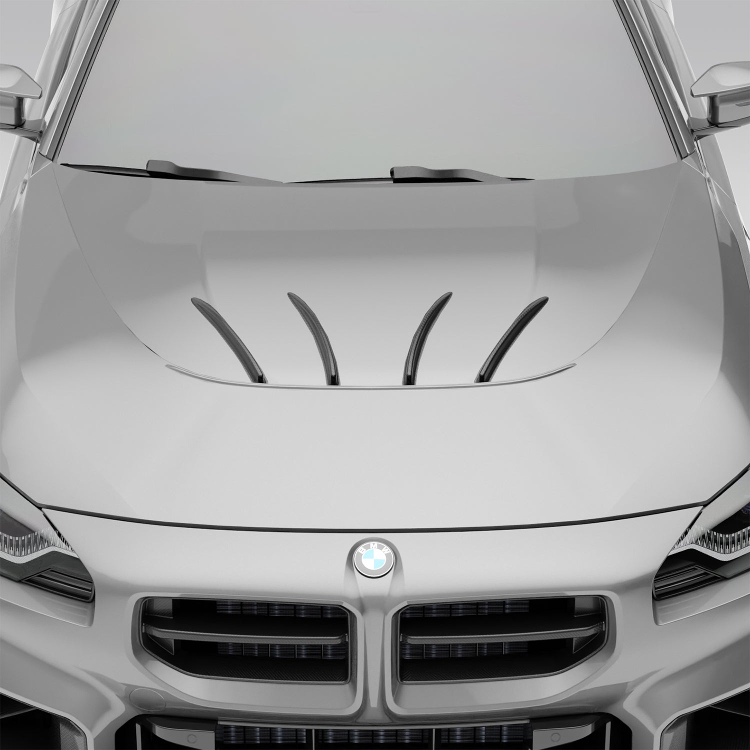 RevoZport Carbon Fiber Race Car Hood Strakes Compatible With BMW M2 G87