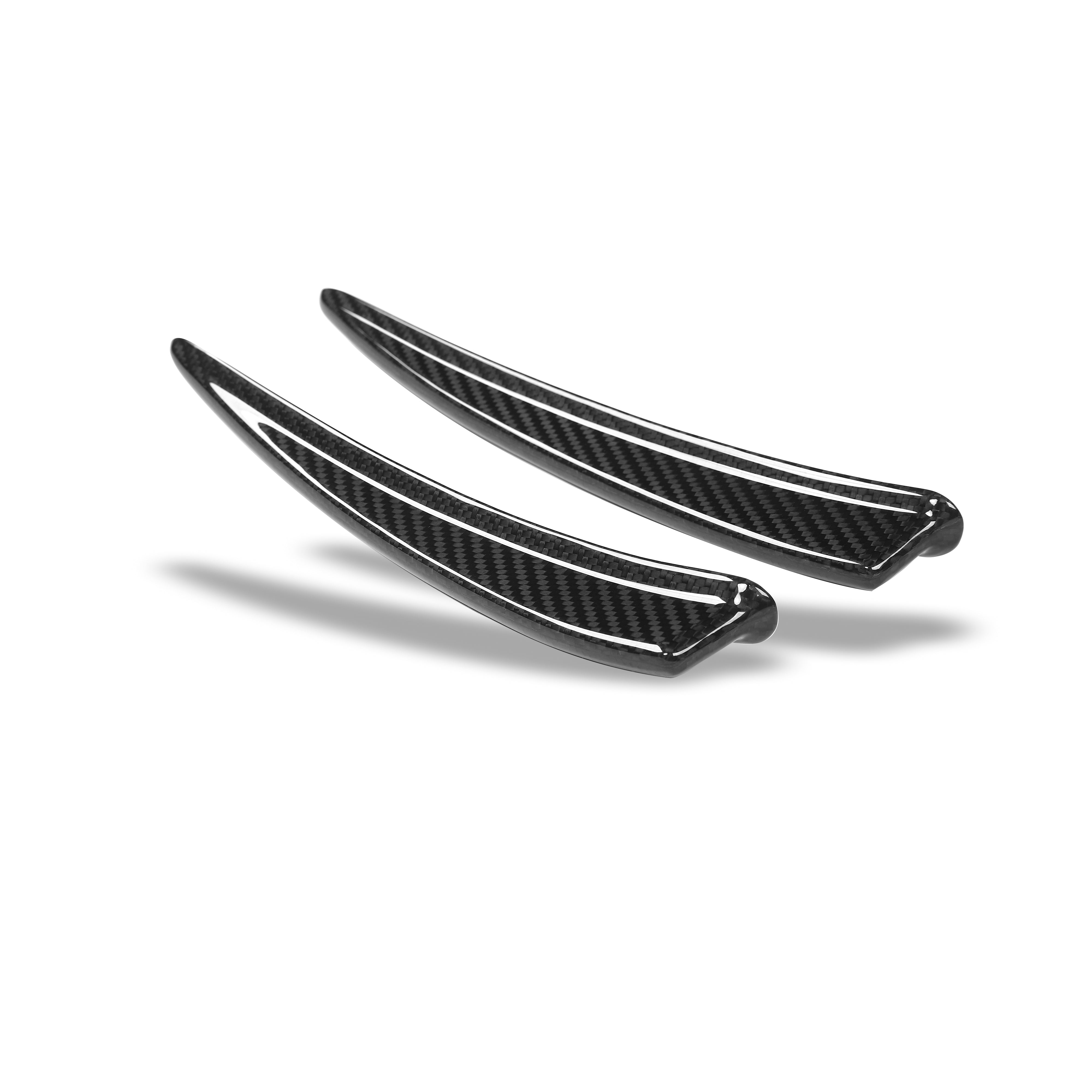 RevoZport Carbon Fiber Race Car Hood Strakes Compatible With BMW M2 G87
