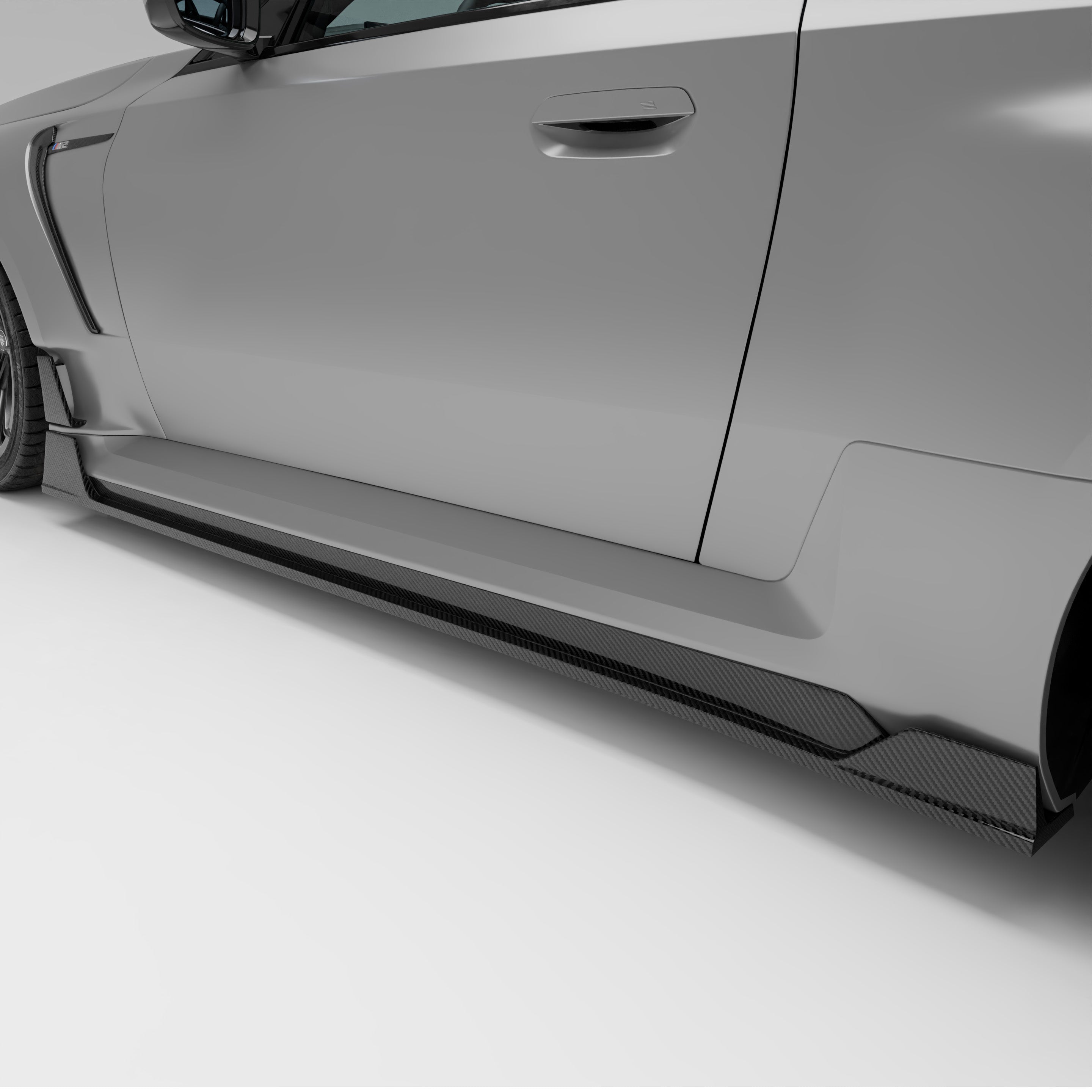 BMW M2 G87用 RevoZport カーボン・サイドスカート