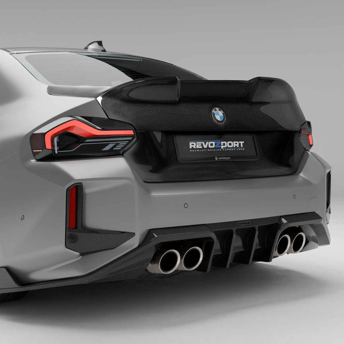 RevoZport Carbon Fiber Trunk Lid Compatible With BMW M2 G87