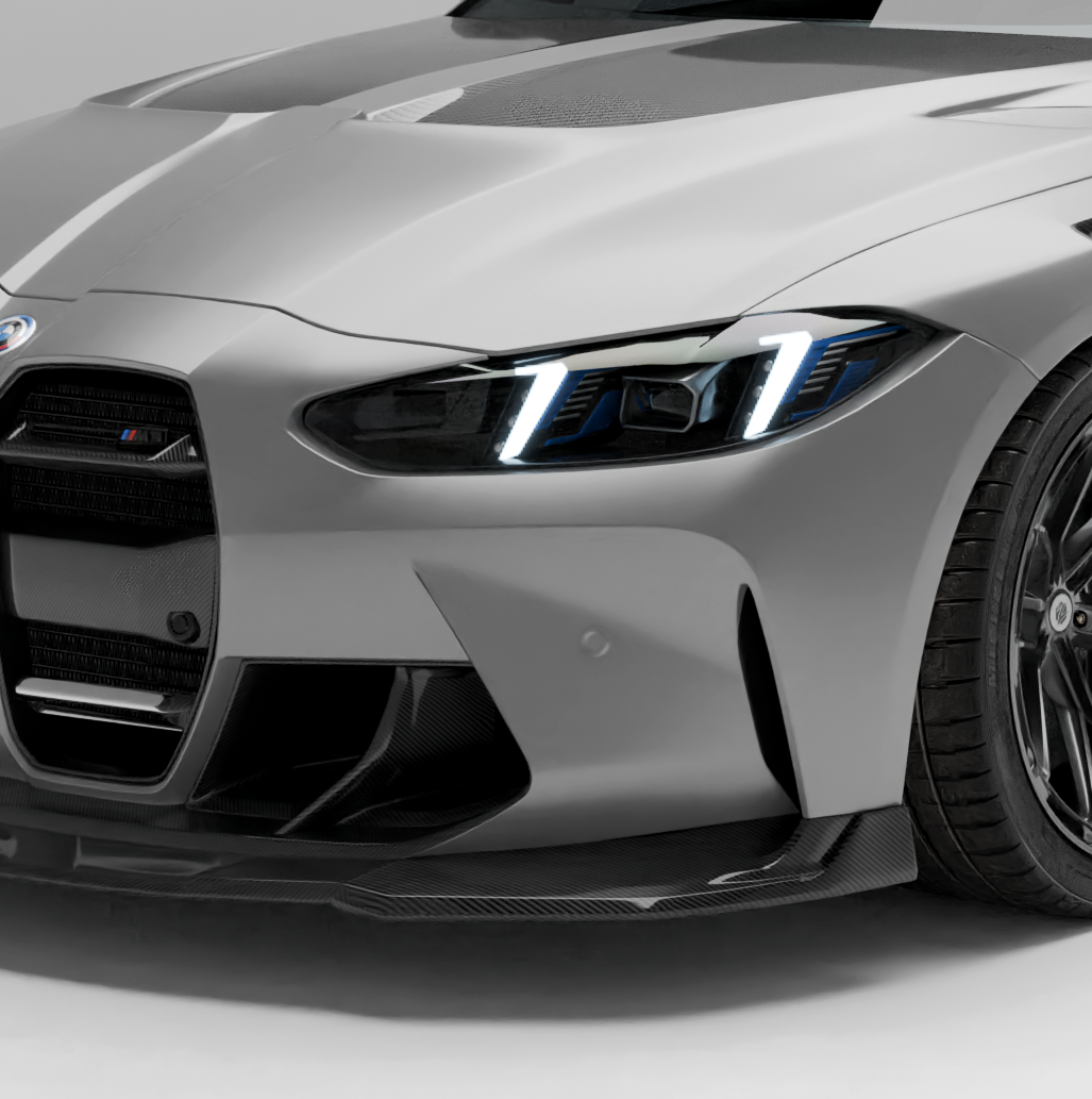 RevoZport Carbon Fiber Front Vents Compatible With BMW M3 G80