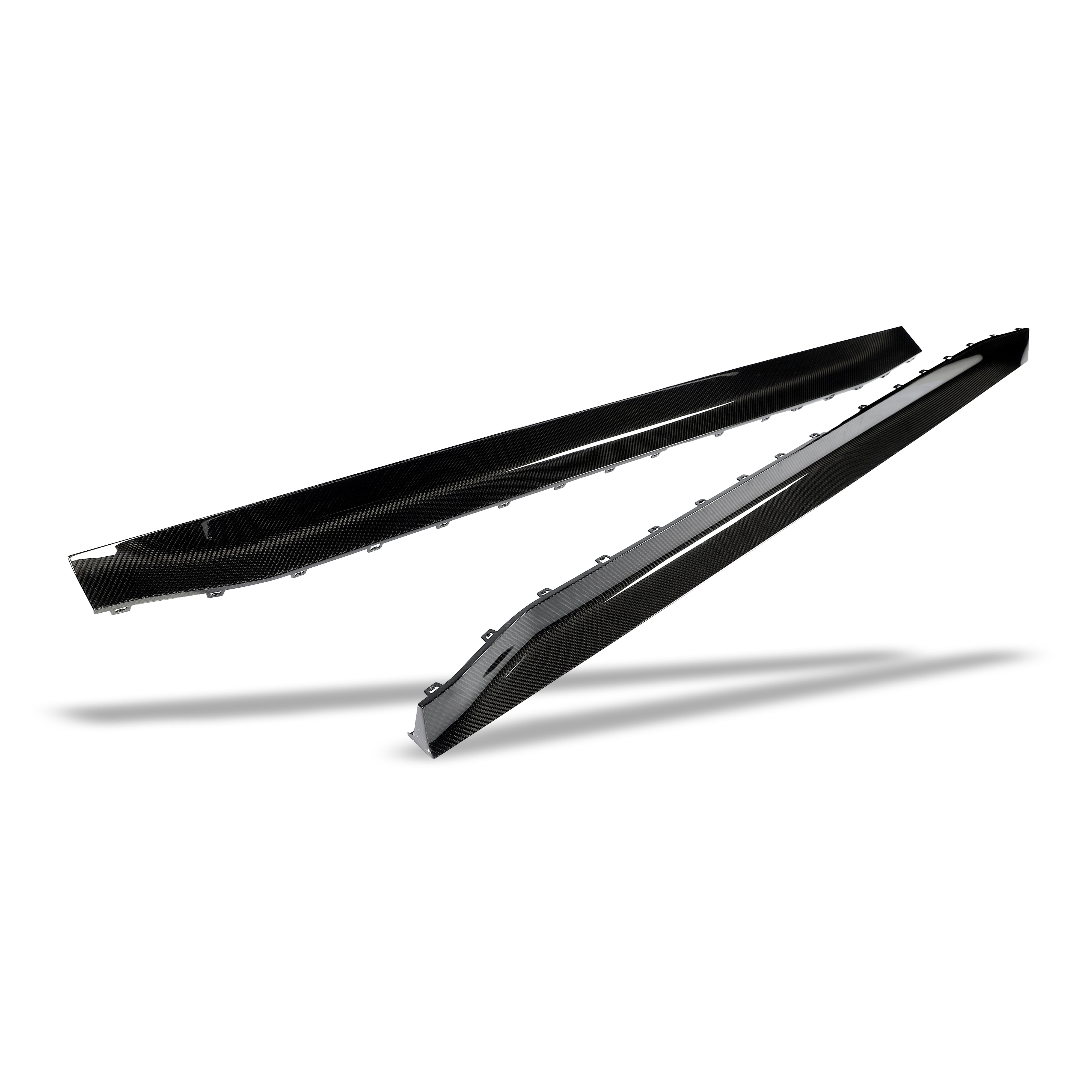 RevoZport Carbon Fiber Aero Side Skirts Compatible With BMW M3 G80