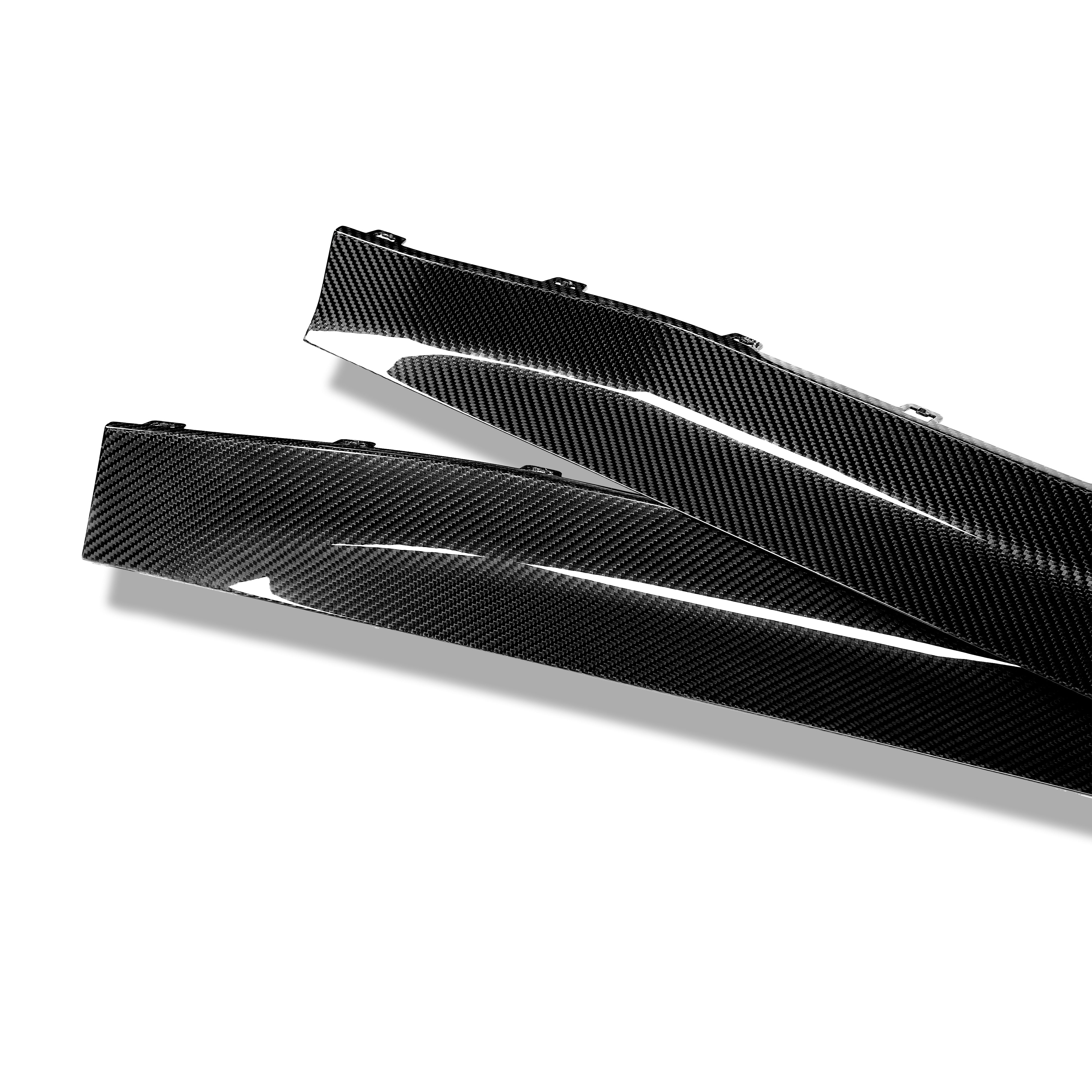 RevoZport Carbon Fiber Aero Side Skirts Compatible With BMW M3 G80