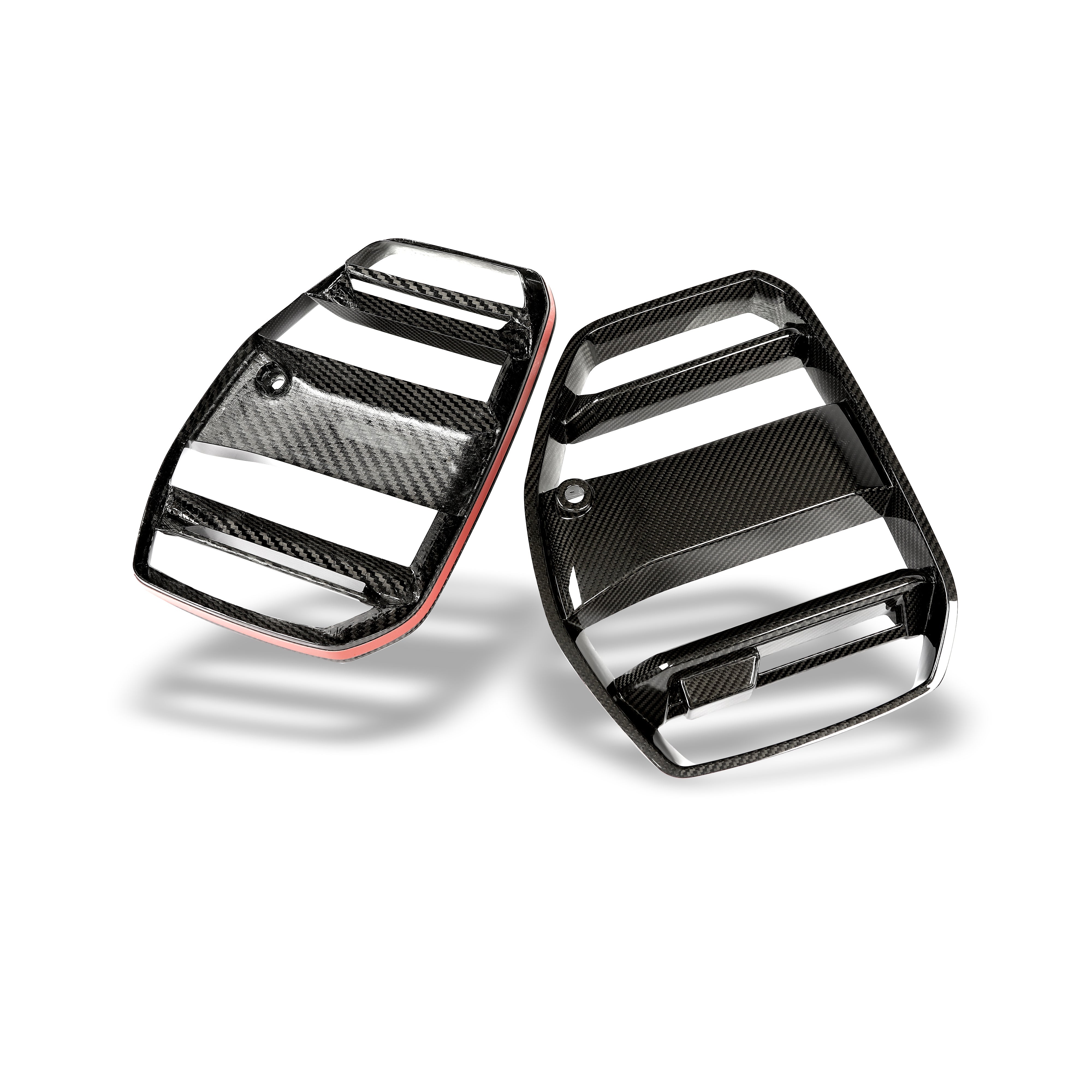 RevoZport Carbon Fiber Front Grill (without ACC) Compatible With BMW M3 G80
