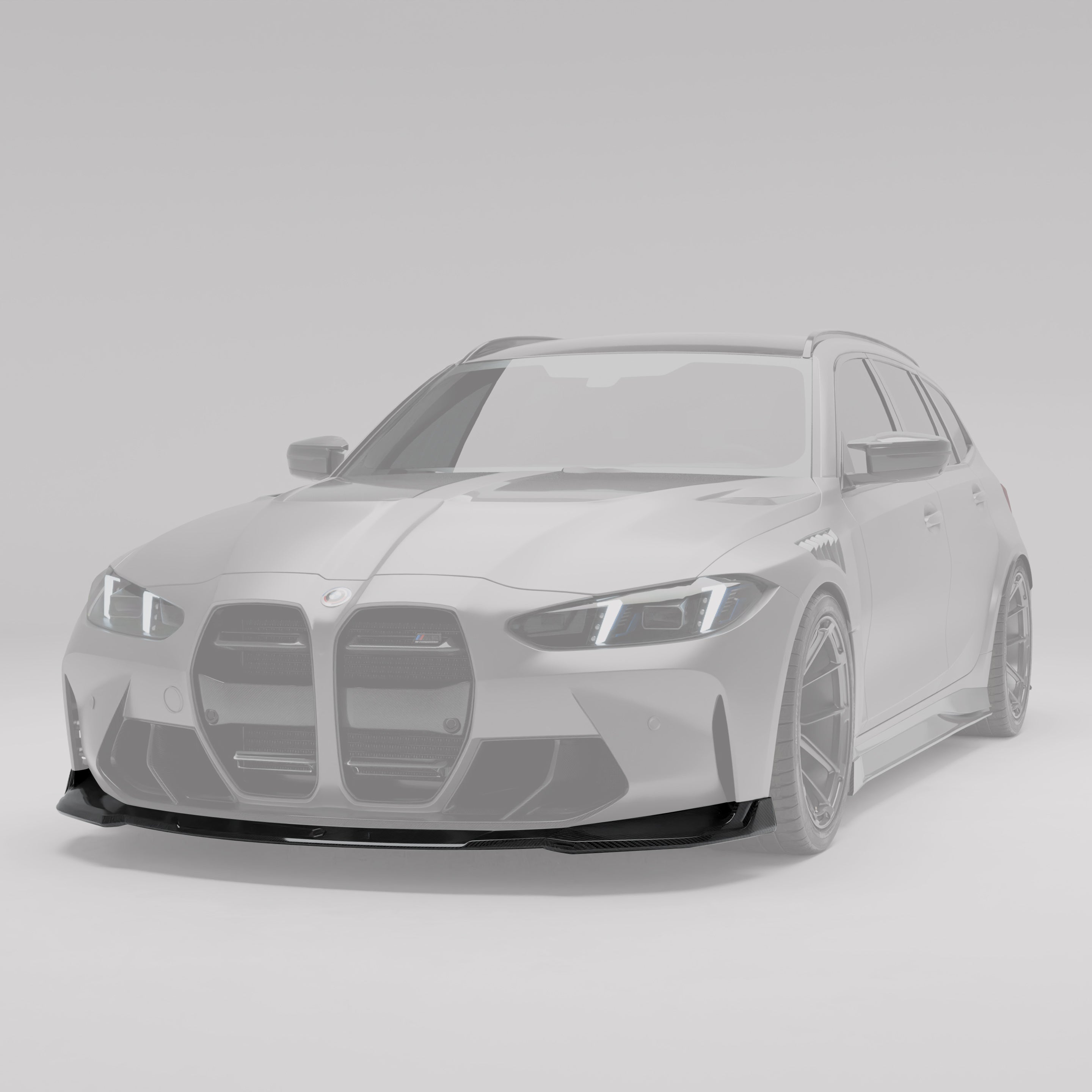RevoZport Carbon Fiber Front Lip Compatible With BMW M3 G81