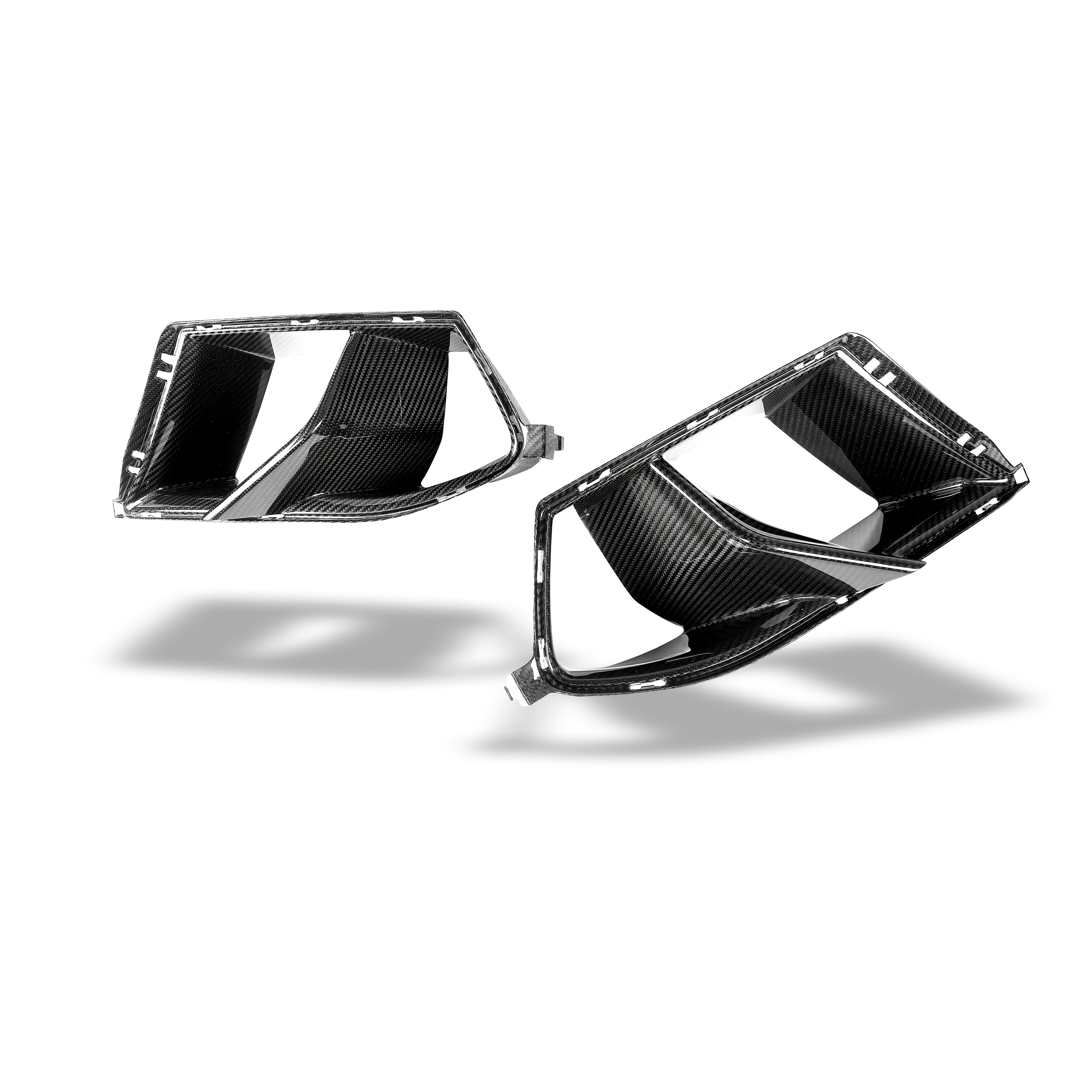 RevoZport Carbon Fiber Front Vents Compatible With BMW M3 G80