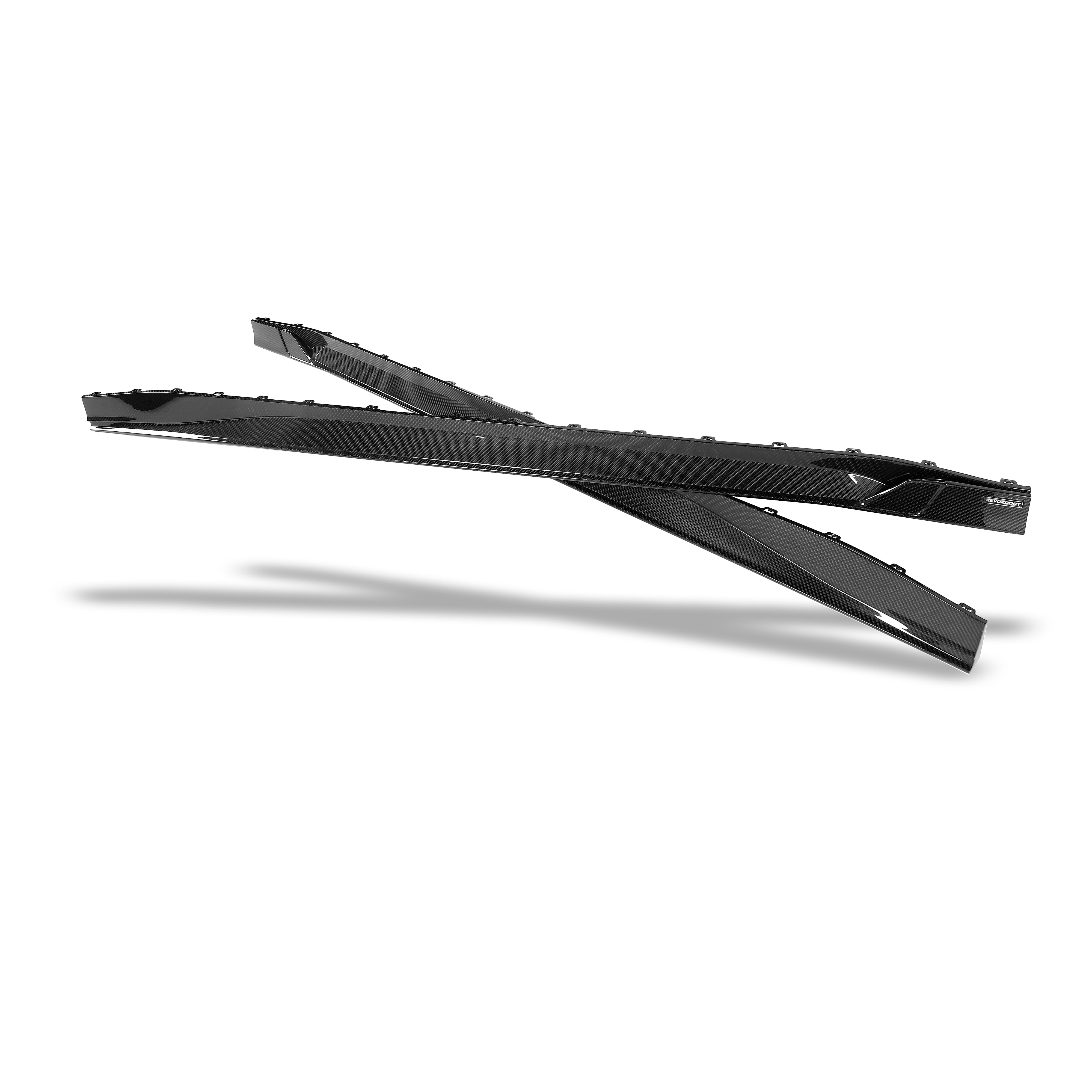 RevoZport Carbon Fiber Side Skirts Compatible With BMW M3 G80