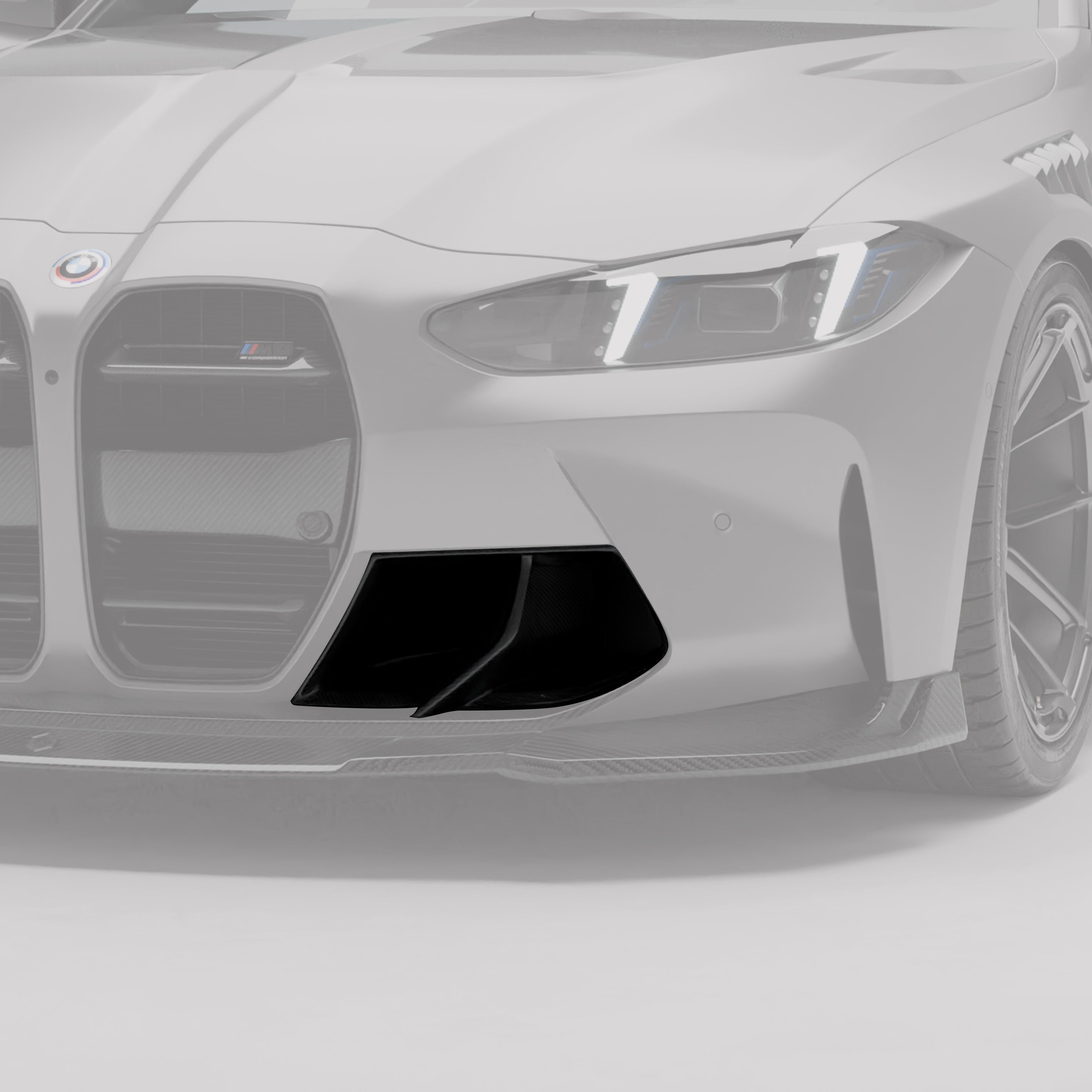 RevoZport Carbon Fiber Front Vents Compatible With BMW M4 G82