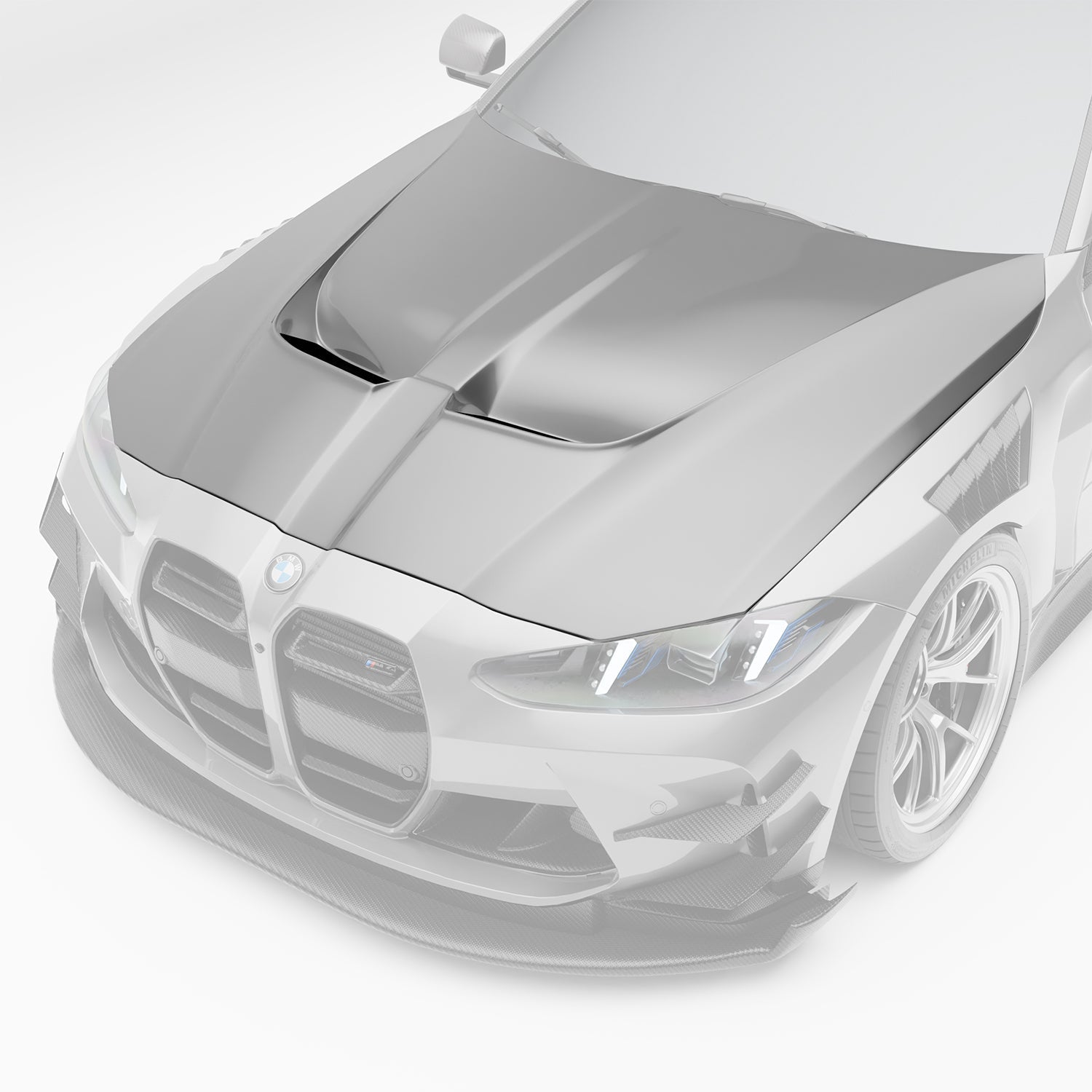 RevoZport Carbon Fiber Aero Hood Compatible With BMW M4 G82