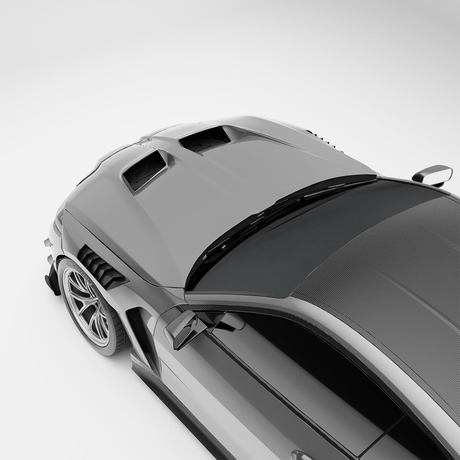 RevoZport Carbon Fiber Aero Hood Compatible With BMW M4 G82