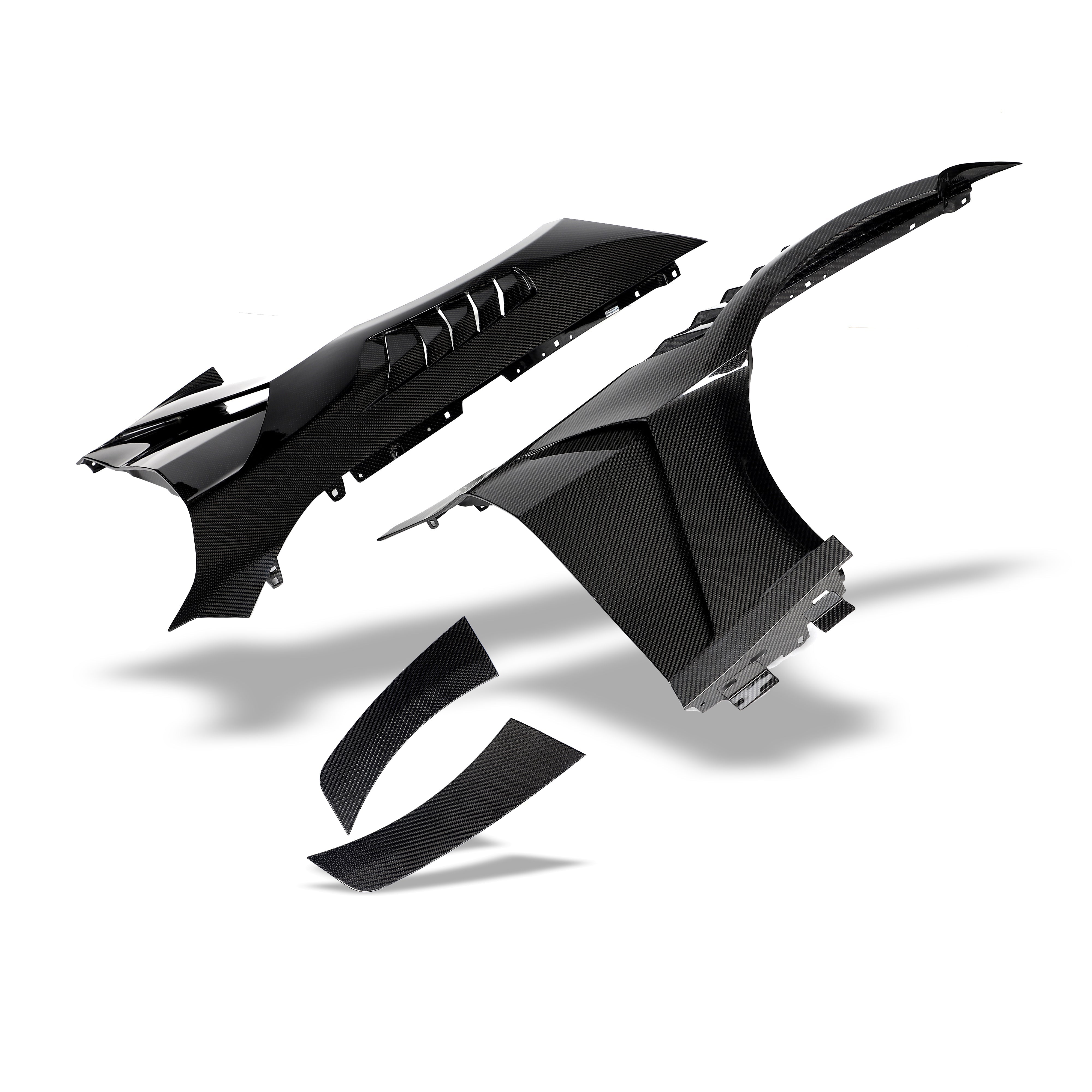 RevoZport Carbon Fiber Side Fenders Compatible With BMW M4 G82
