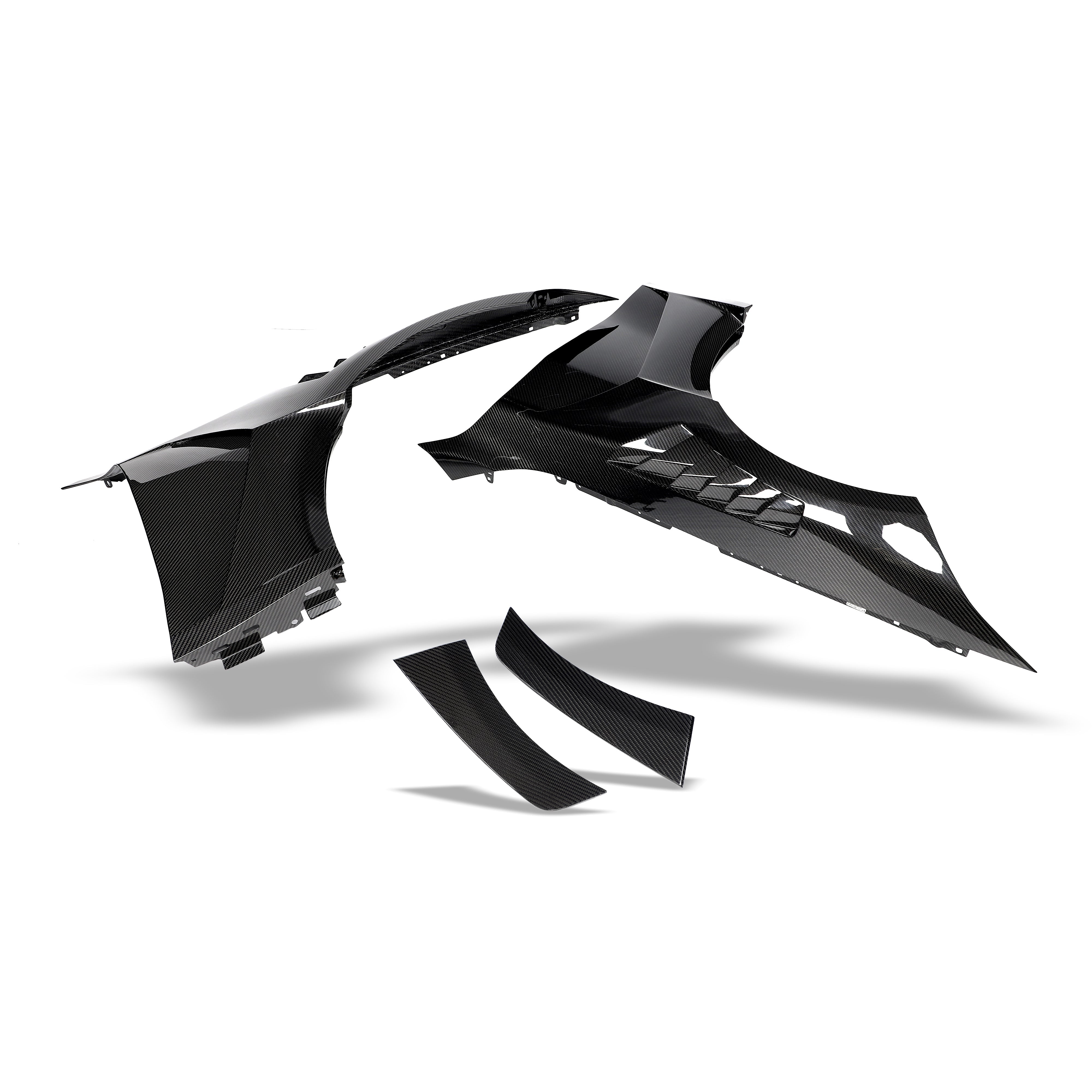 RevoZport Carbon Fiber Side Fenders Compatible With BMW M4 G82
