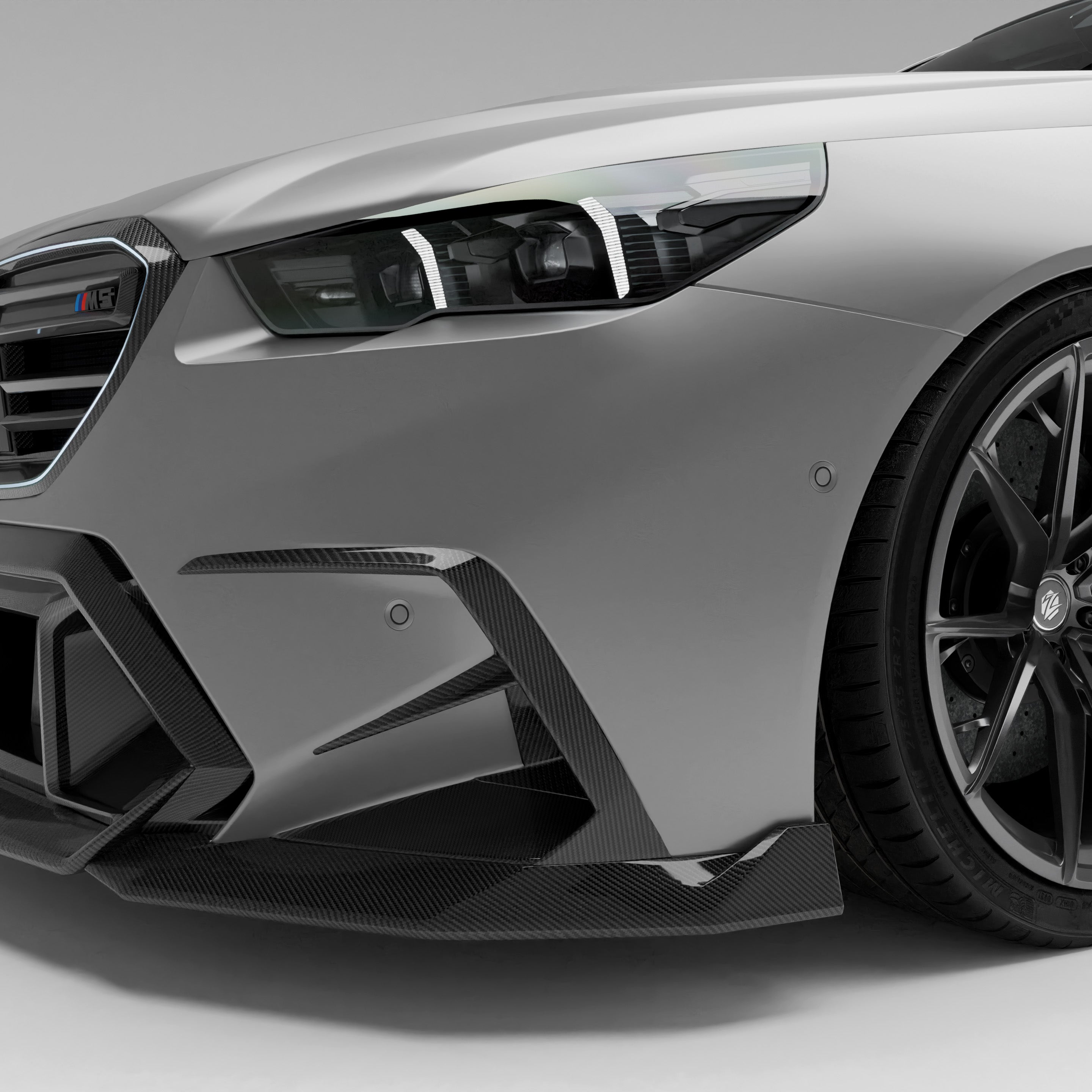 RevoZport Carbon Fiber Canards Compatible With BMW M5 G90