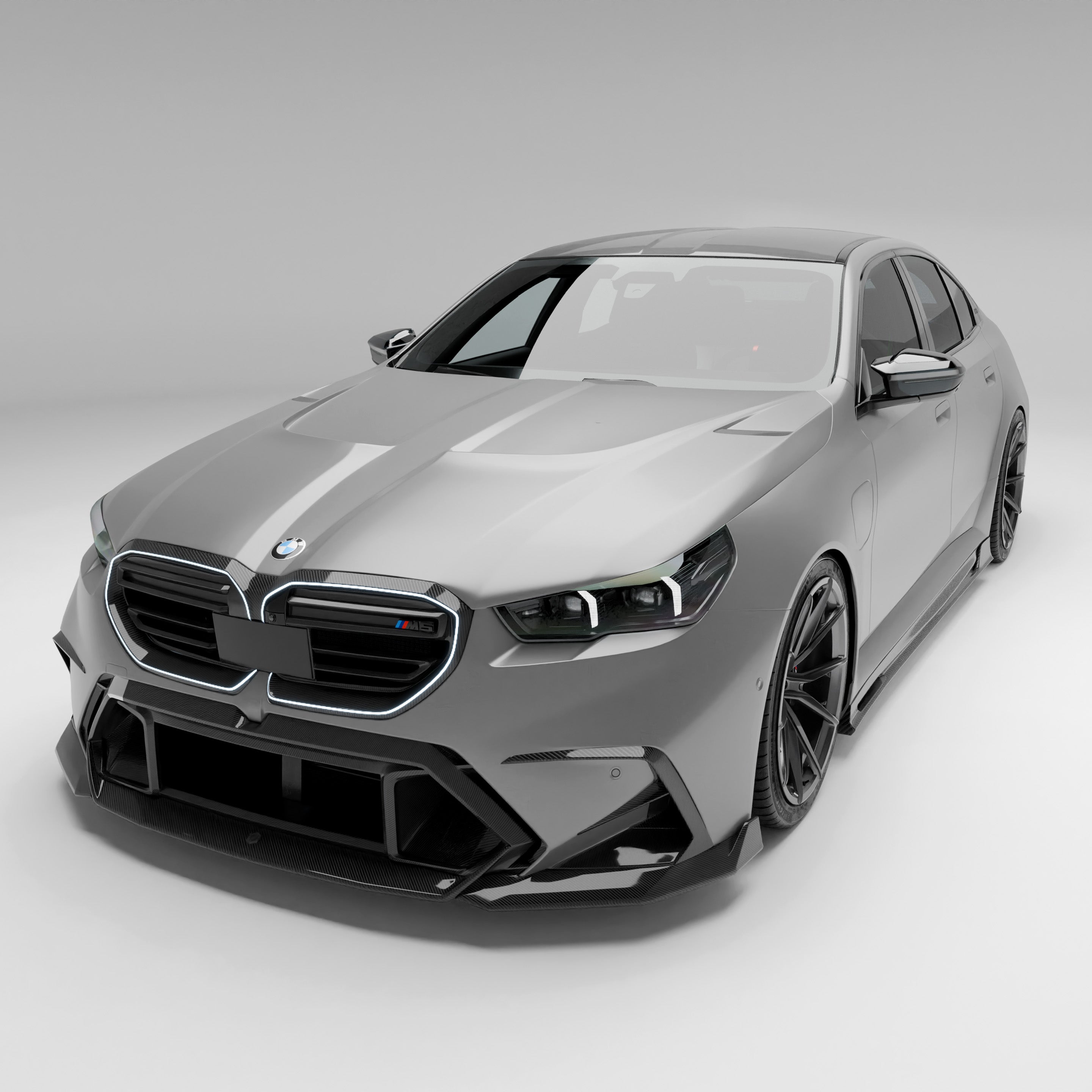 RevoZport Carbon Fiber Hood Compatible With BMW M5 G90