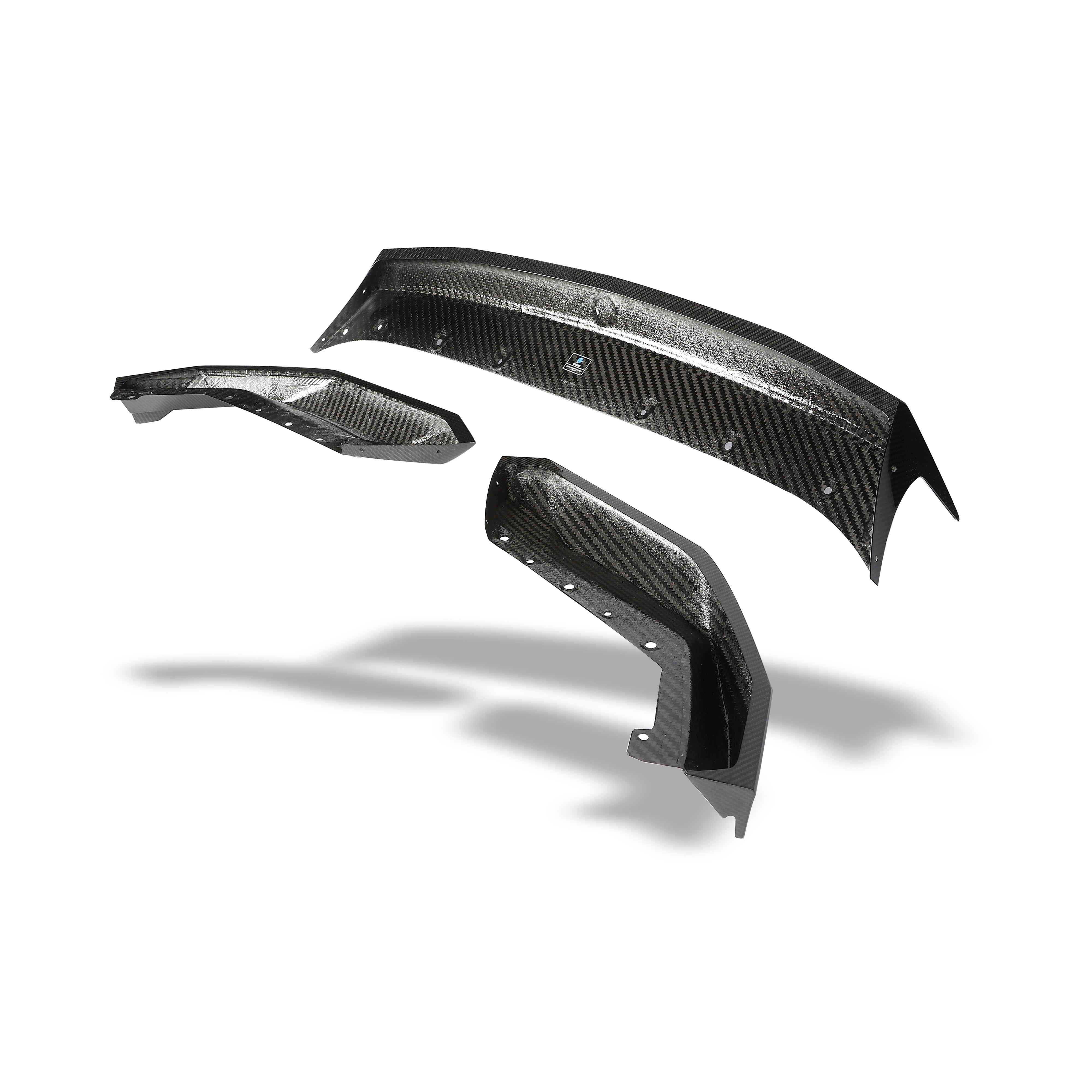 RevoZport Carbon Fiber Front Lip Compatible With BMW M5 G90