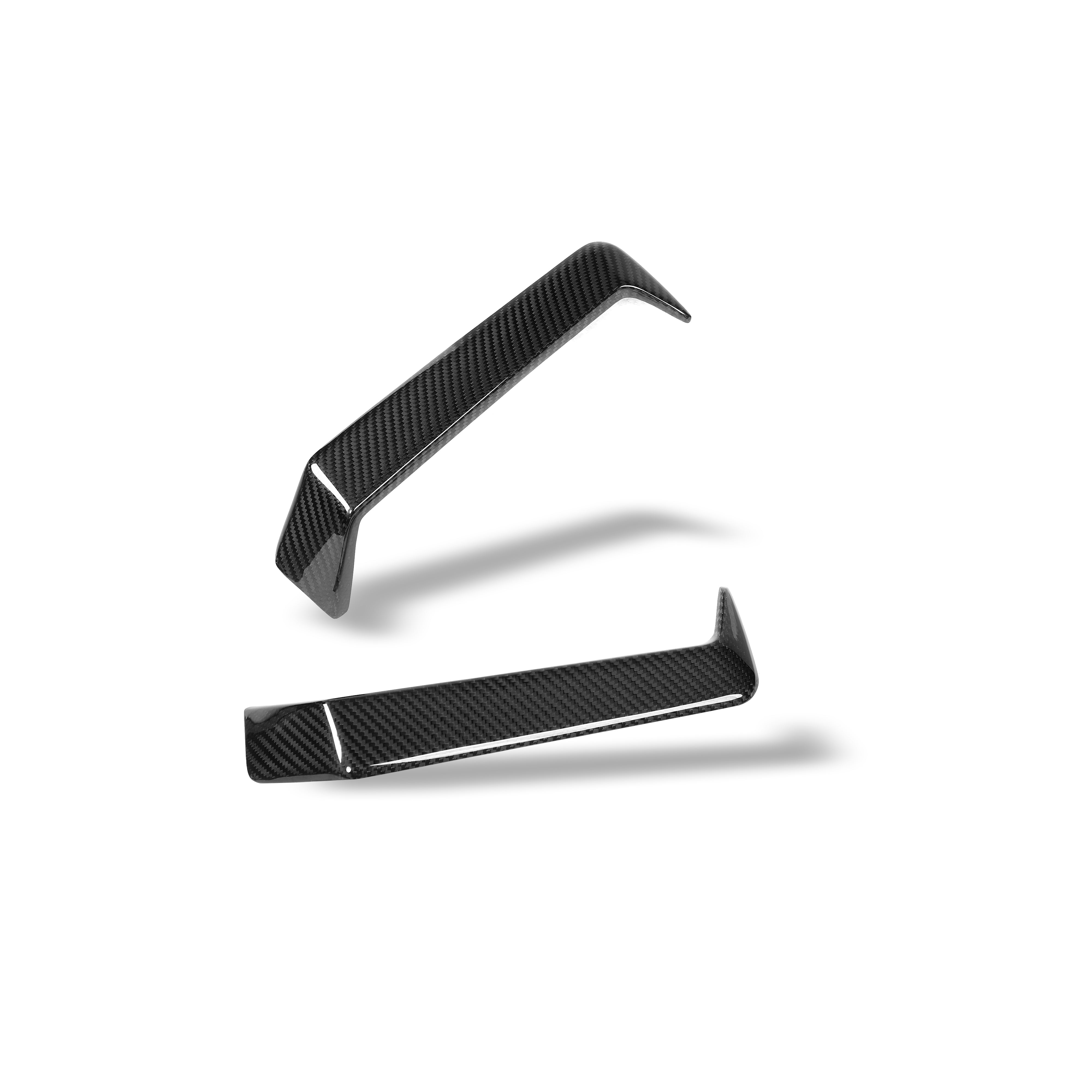 RevoZport Carbon Fiber Rear Canards Compatible With BMW M5 G90