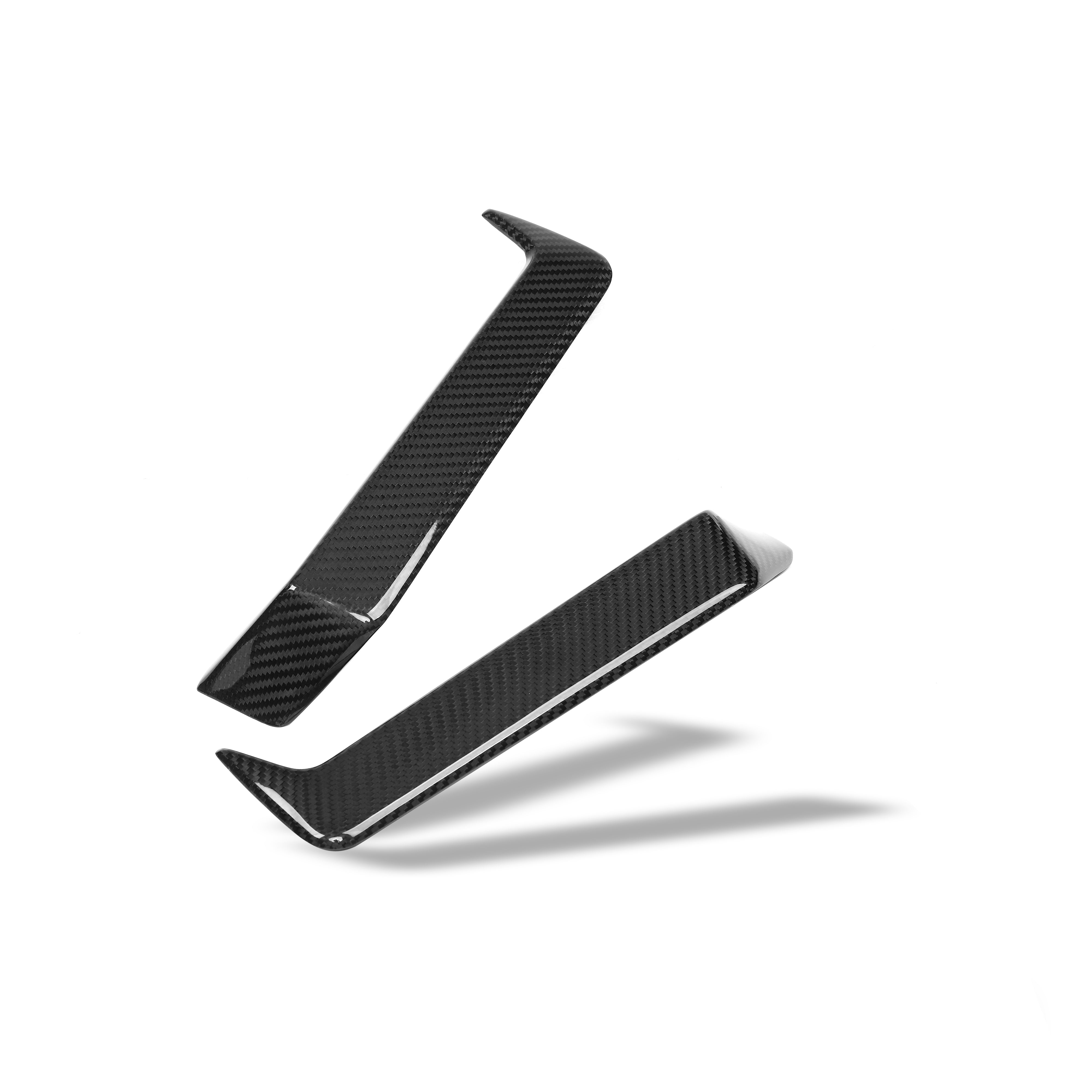 RevoZport Carbon Fiber Rear Canards Compatible With BMW M5 G90