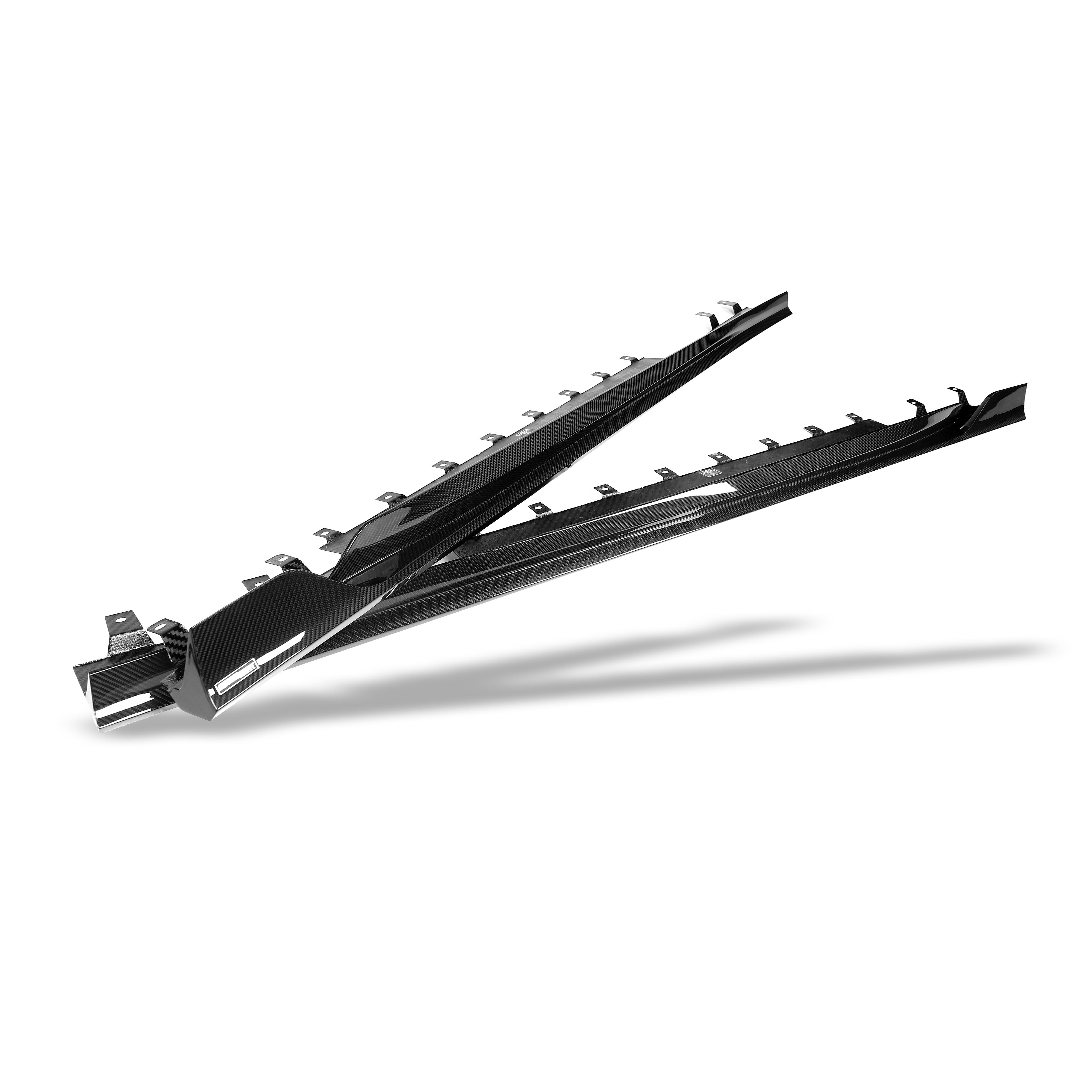 RevoZport Carbon Fiber Side Skirts Compatible With BMW M5 G90