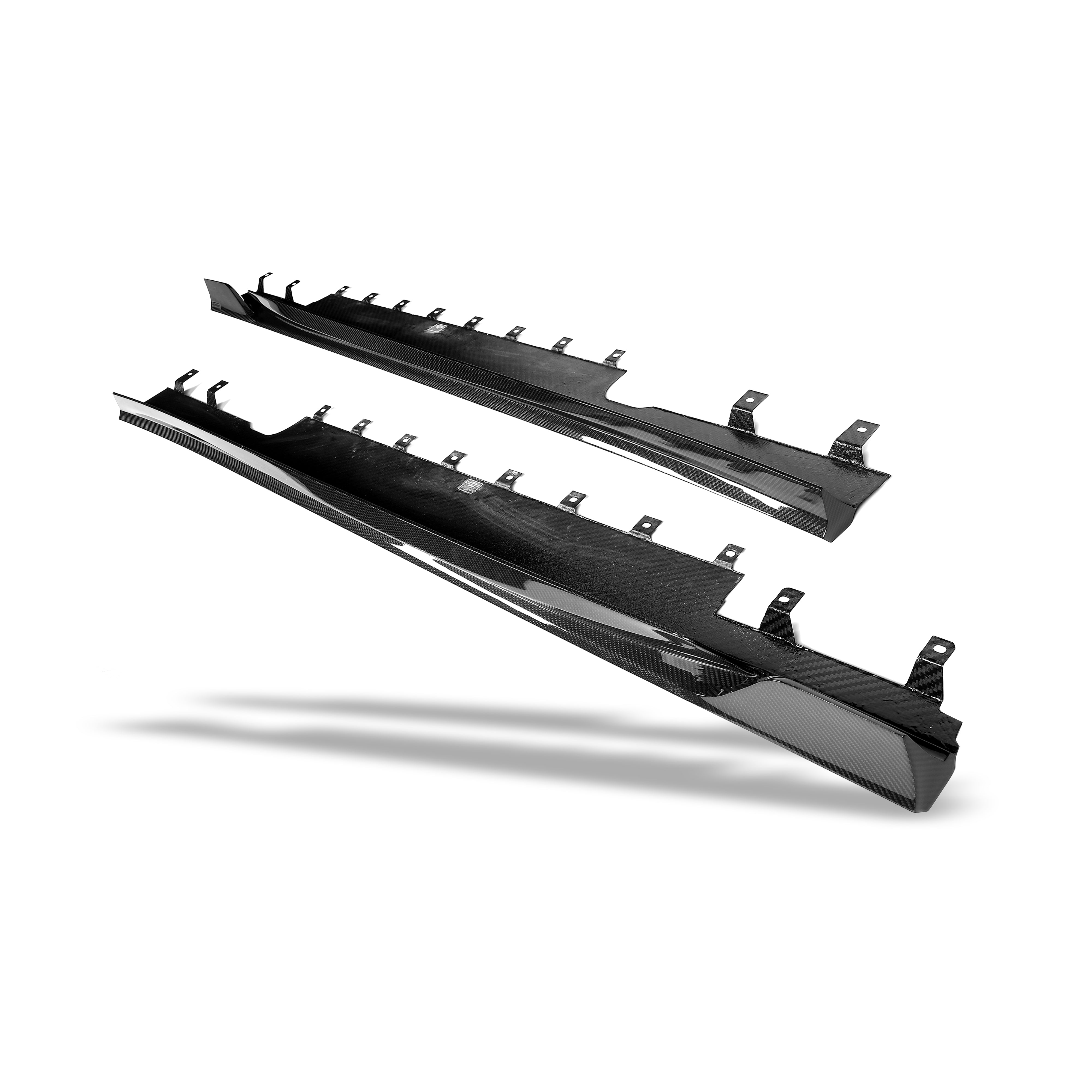 RevoZport Carbon Fiber Side Skirts Compatible With BMW M5 G90