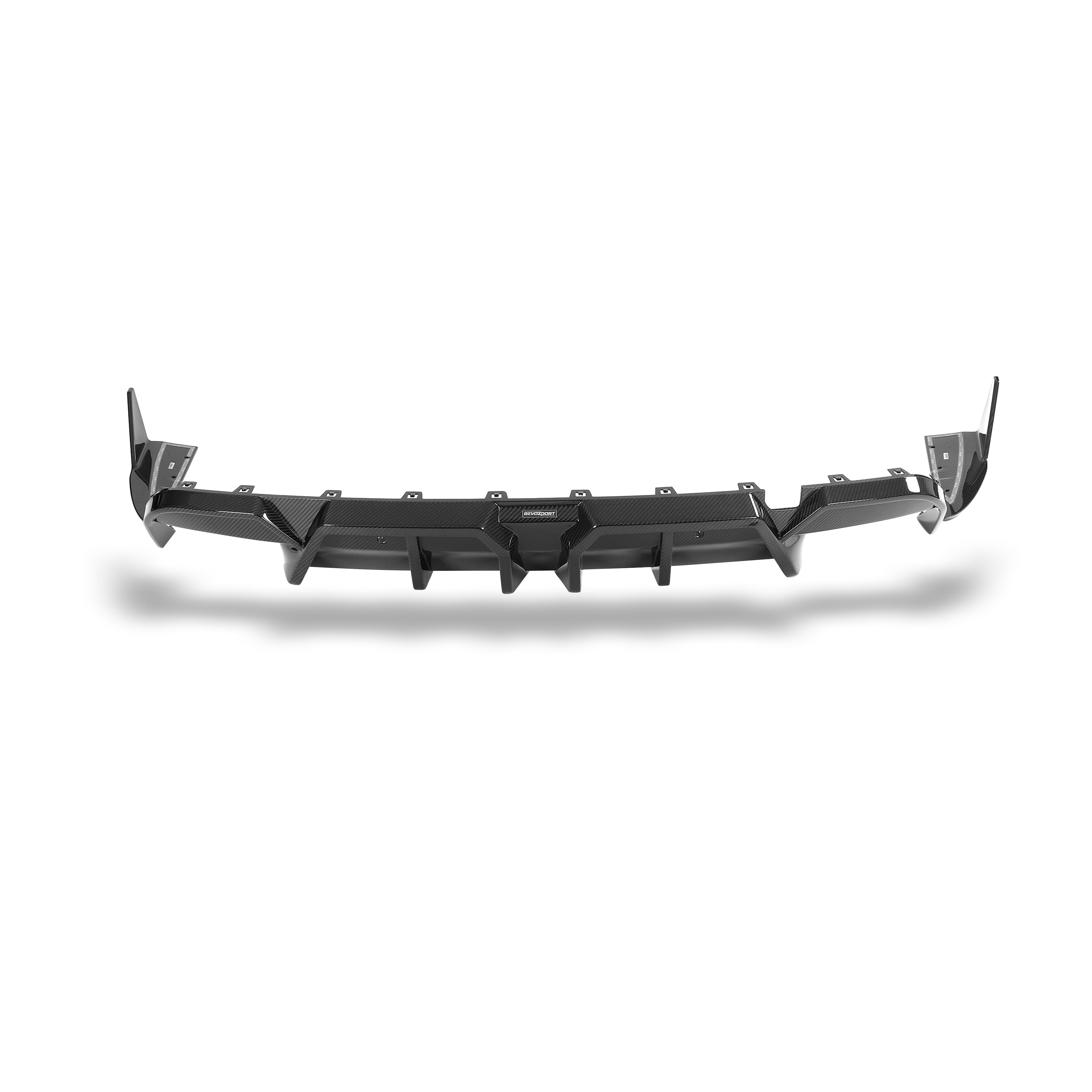 RevoZport Carbon Fiber Rear Diffuser Compatible With BMW X5M F95 LCI