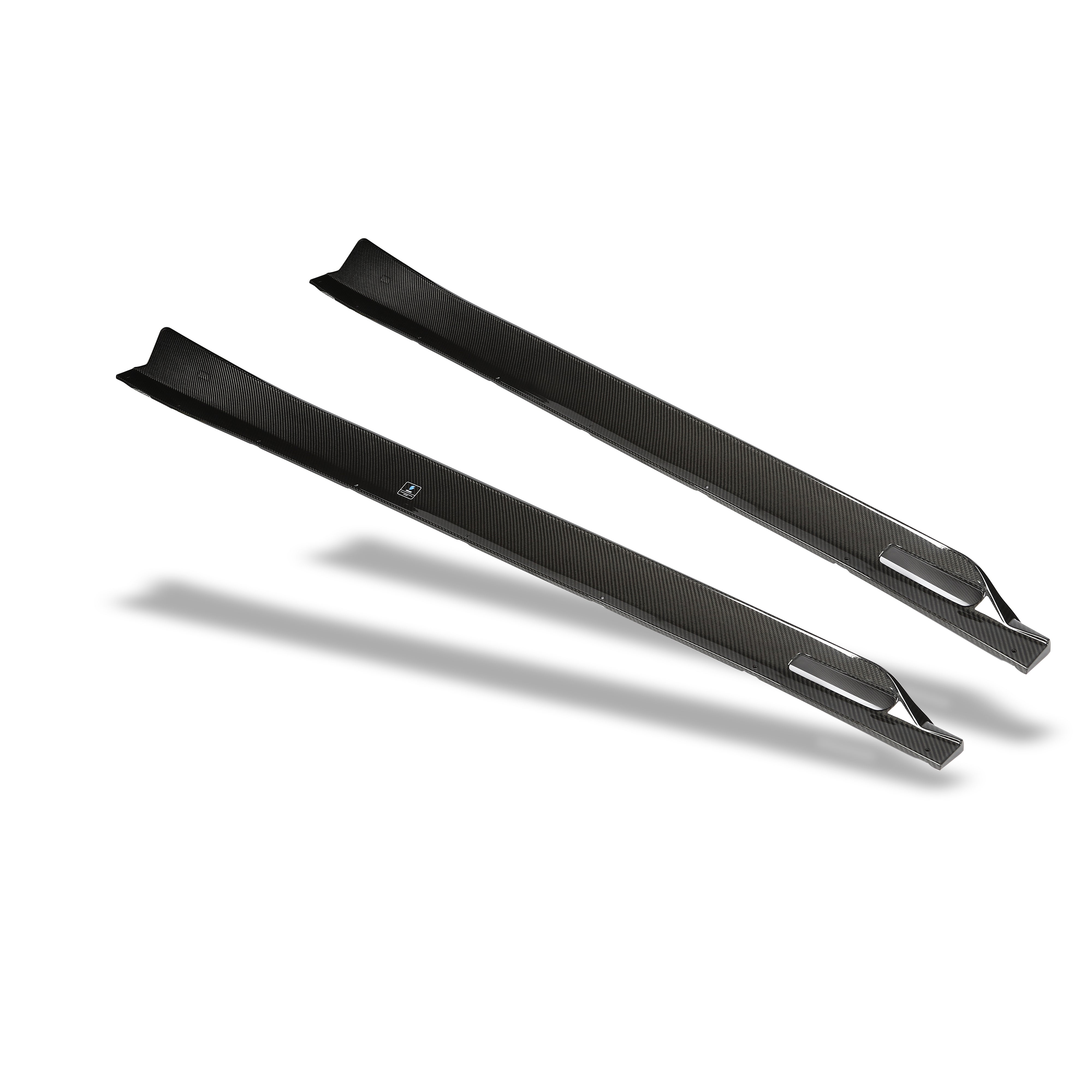 RevoZport Carbon Fiber Side Skirts Compatible With BMW X5M F95 LCI