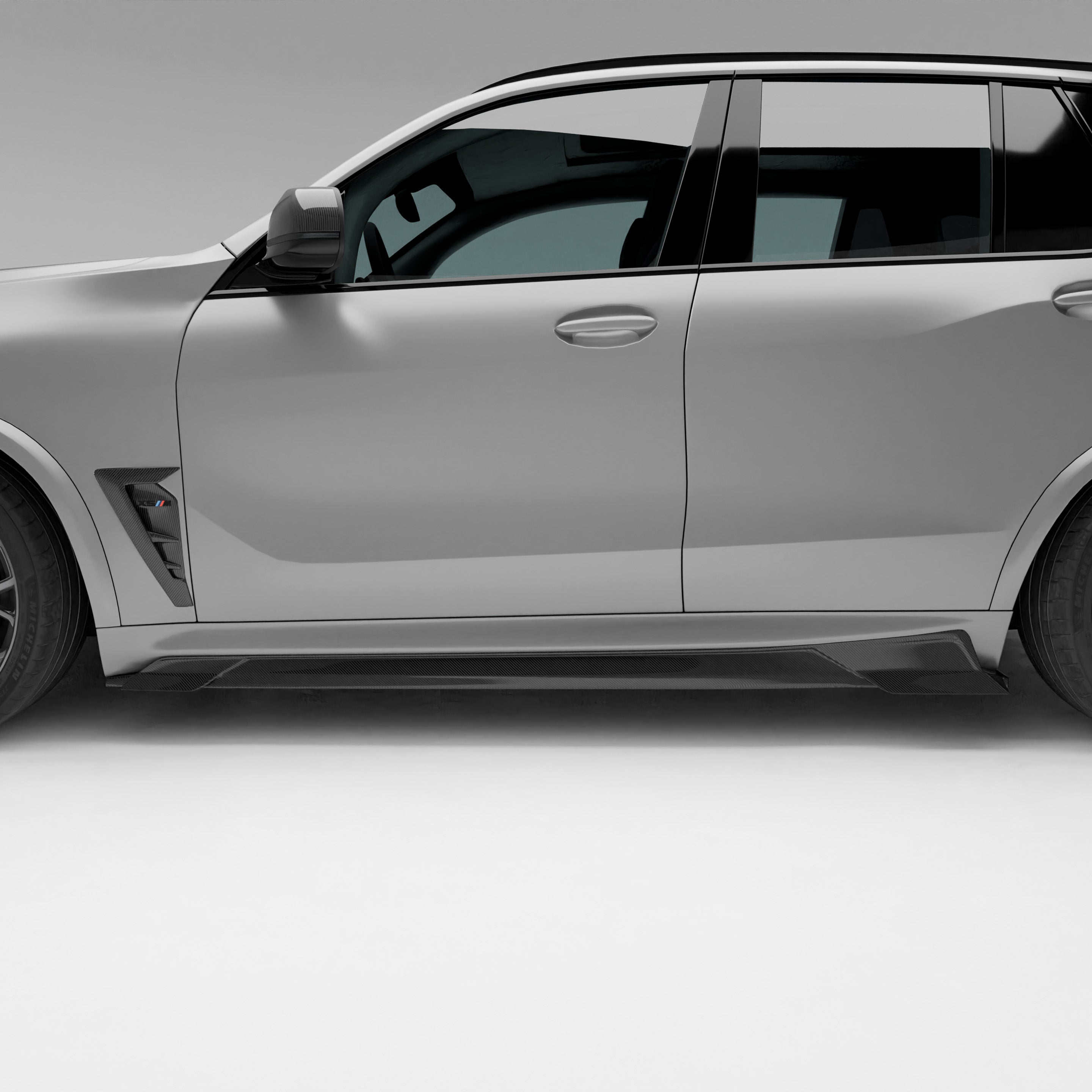 RevoZport Carbon Fiber Side Vents Compatible With BMW X5M F95 LCI