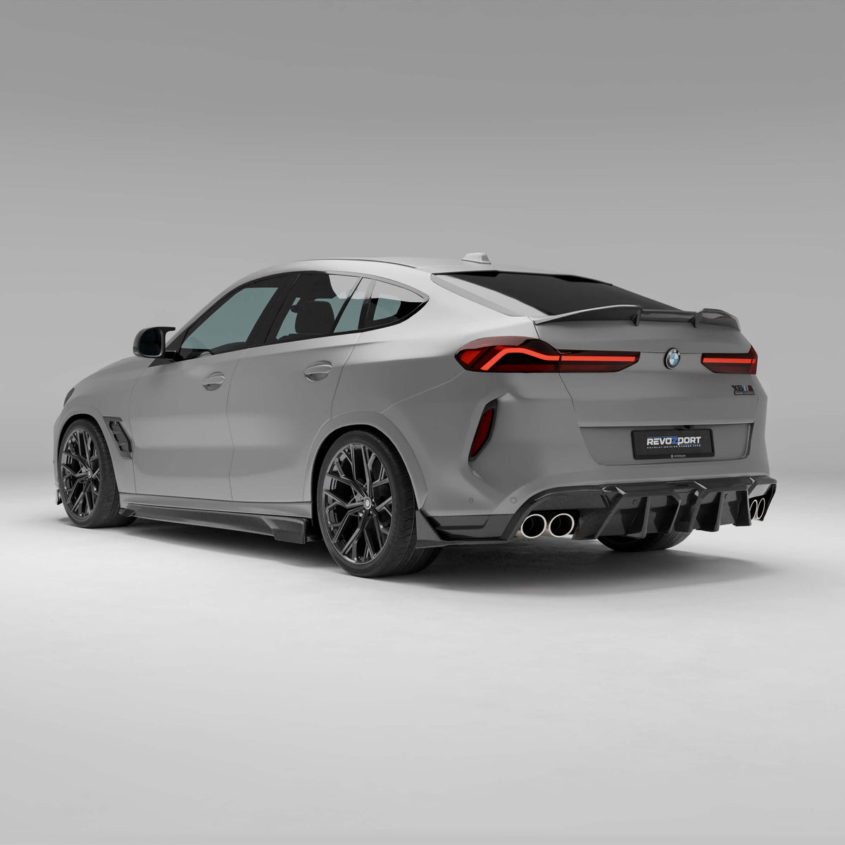 RevoZport Carbon Fiber Bodykit Compatible With BMW X6M F96 LCI
