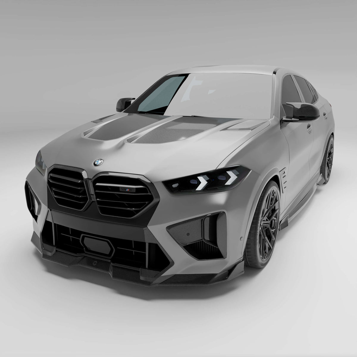 RevoZport Carbon Fiber Bodykit Compatible With BMW X6M F96 LCI