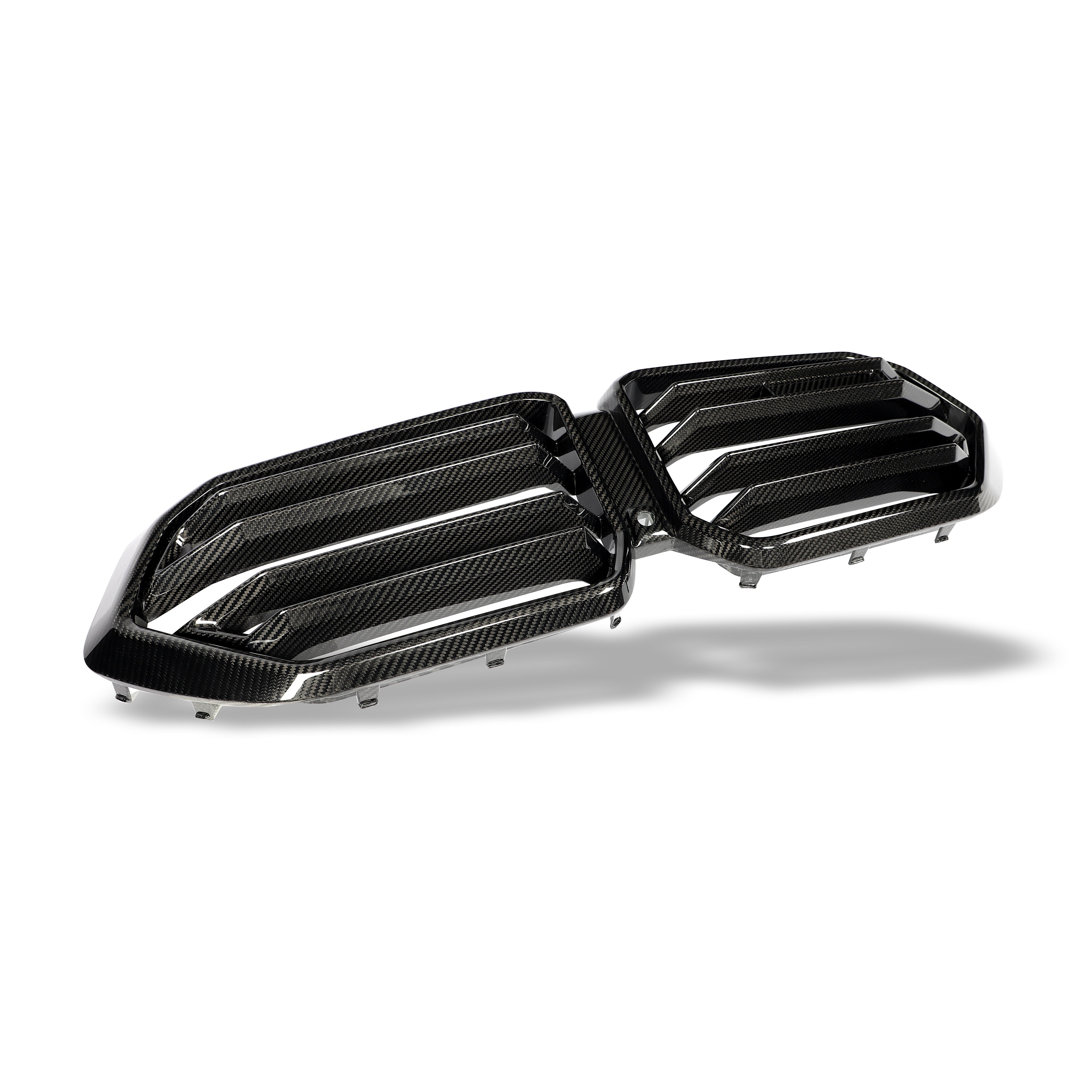 RevoZport Carbon Fiber Front Grill Compatible With BMW X5M F95 LCI