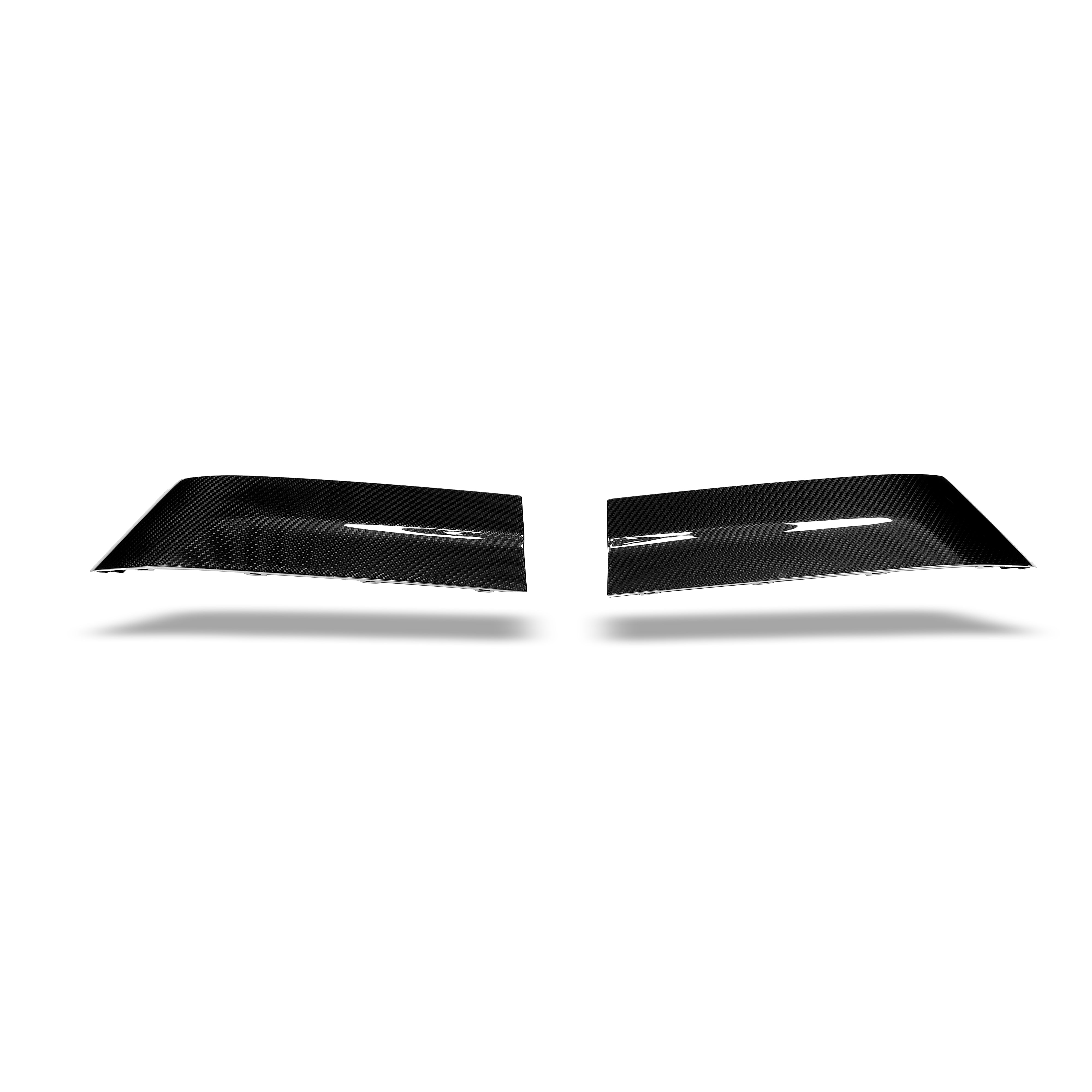 RevoZport Carbon Fiber Rear Bumper Splitter Compatible With BMW X6M F96 LCI