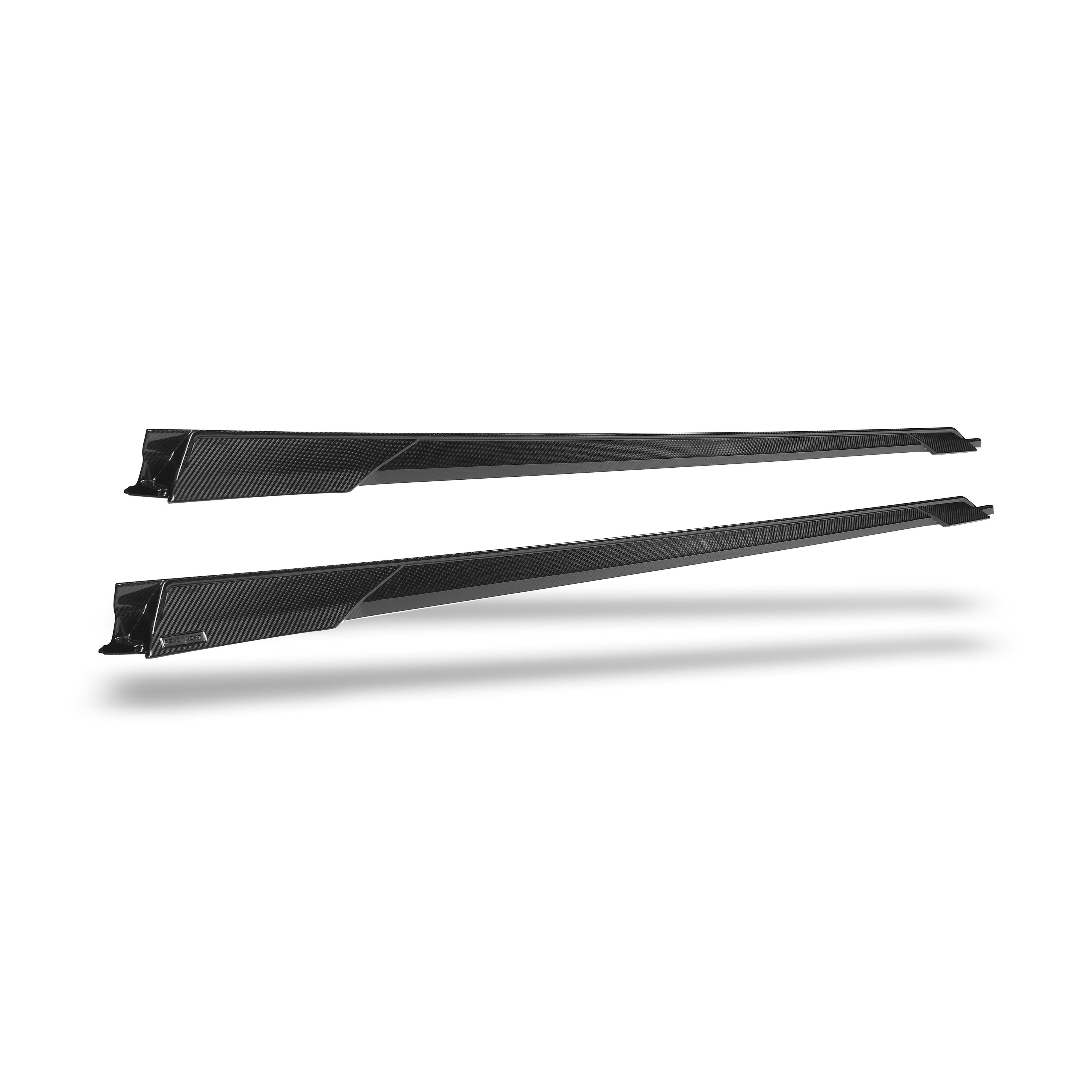RevoZport Carbon Fiber Side Skirts Compatible With BMW X6M F96 LCI